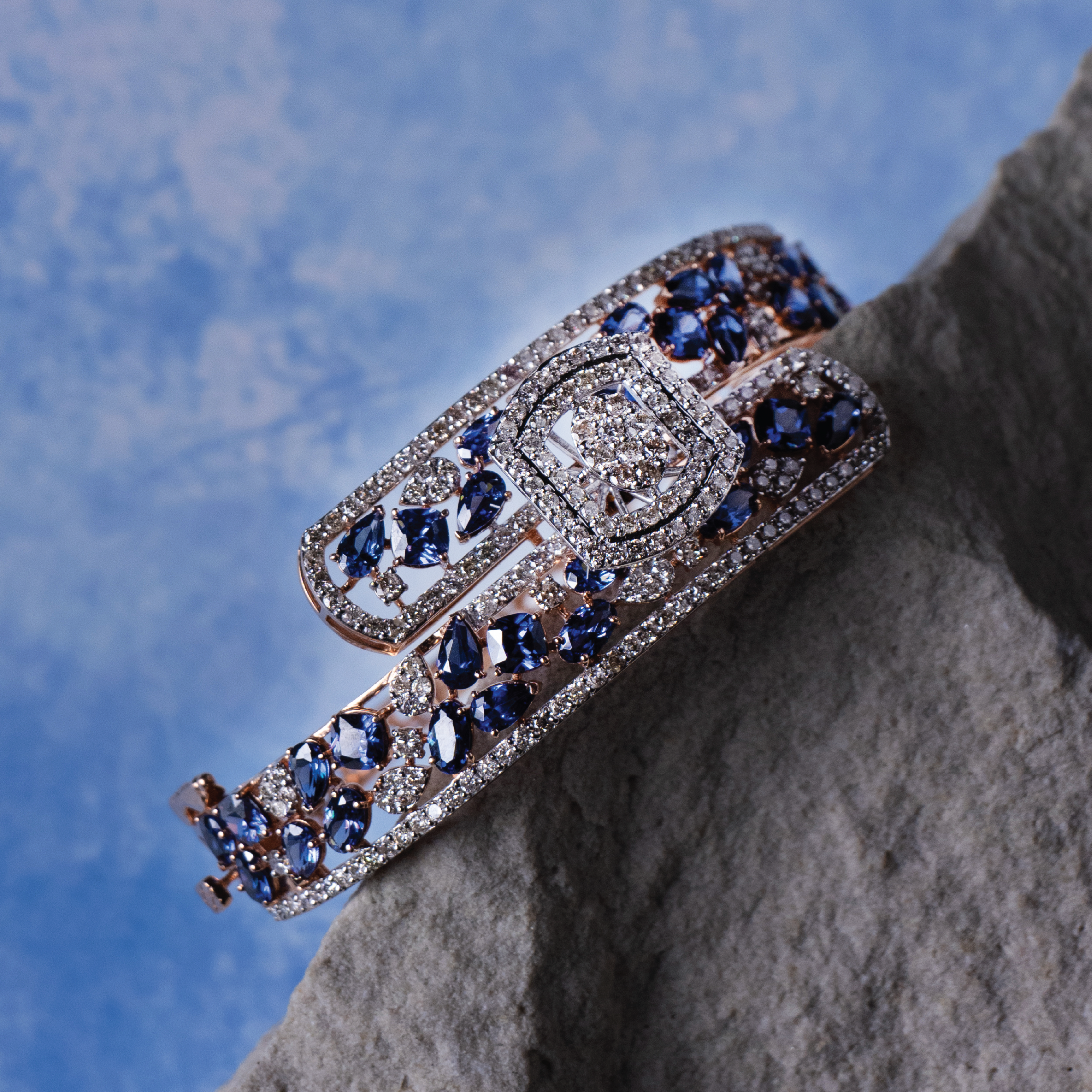Arbel Diamond Tanzanite Bracelet