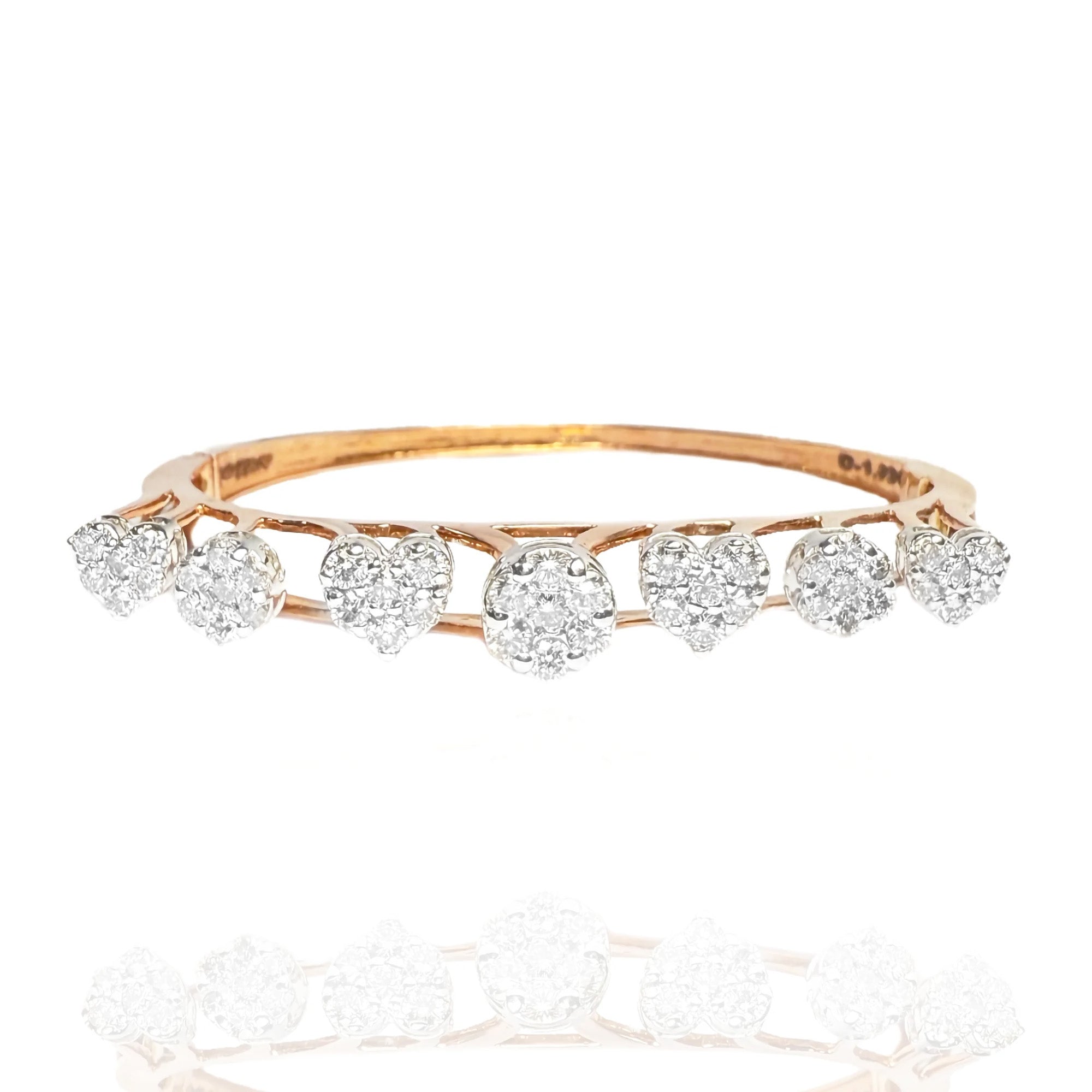 Radiant Arc Diamond Bangle