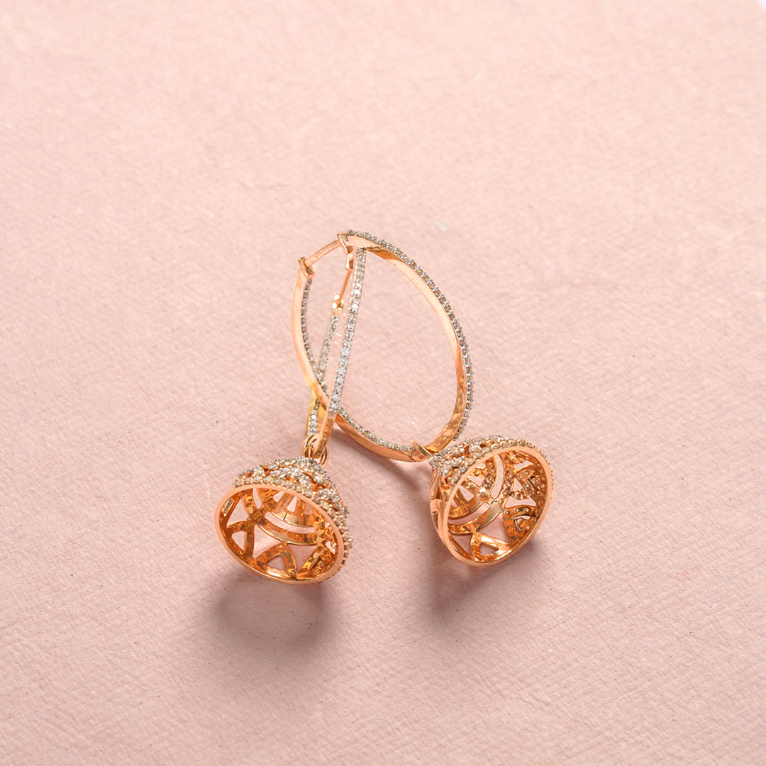 Eden Gleam Diamond Detachable Earrings