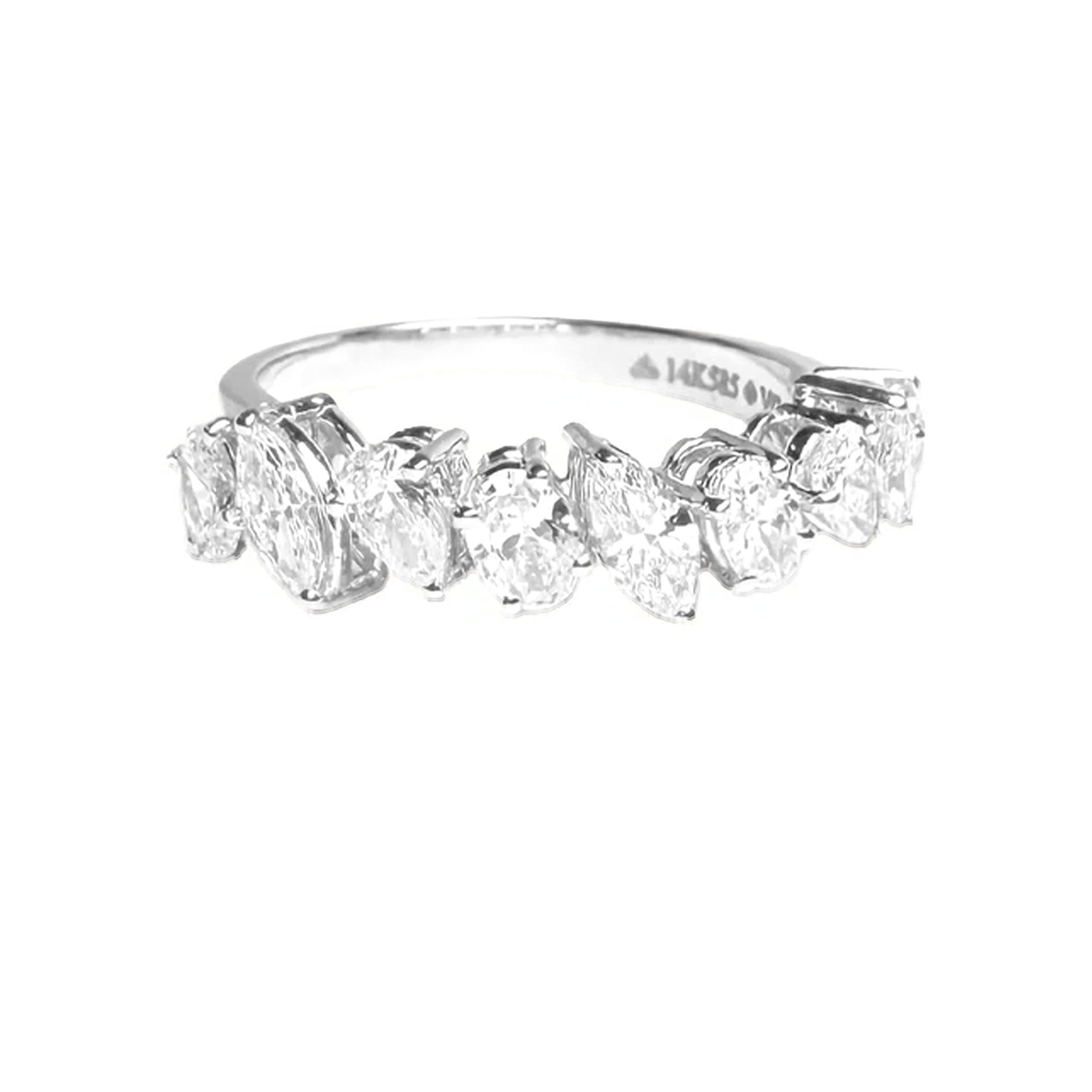Marquise Oval Diamond Ring