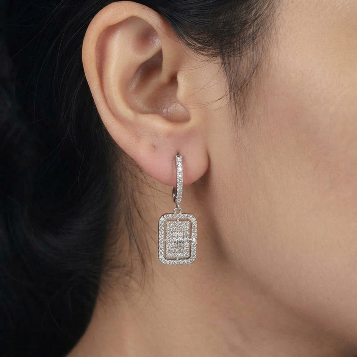 Prism Diamond Earrings