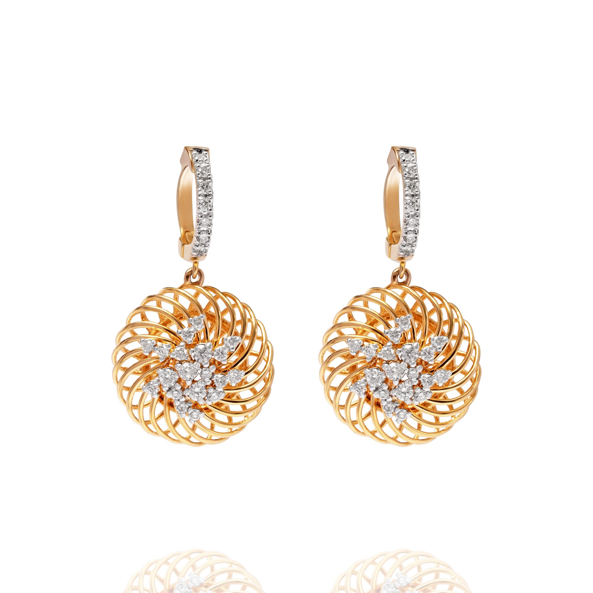 Verve diamond earrings