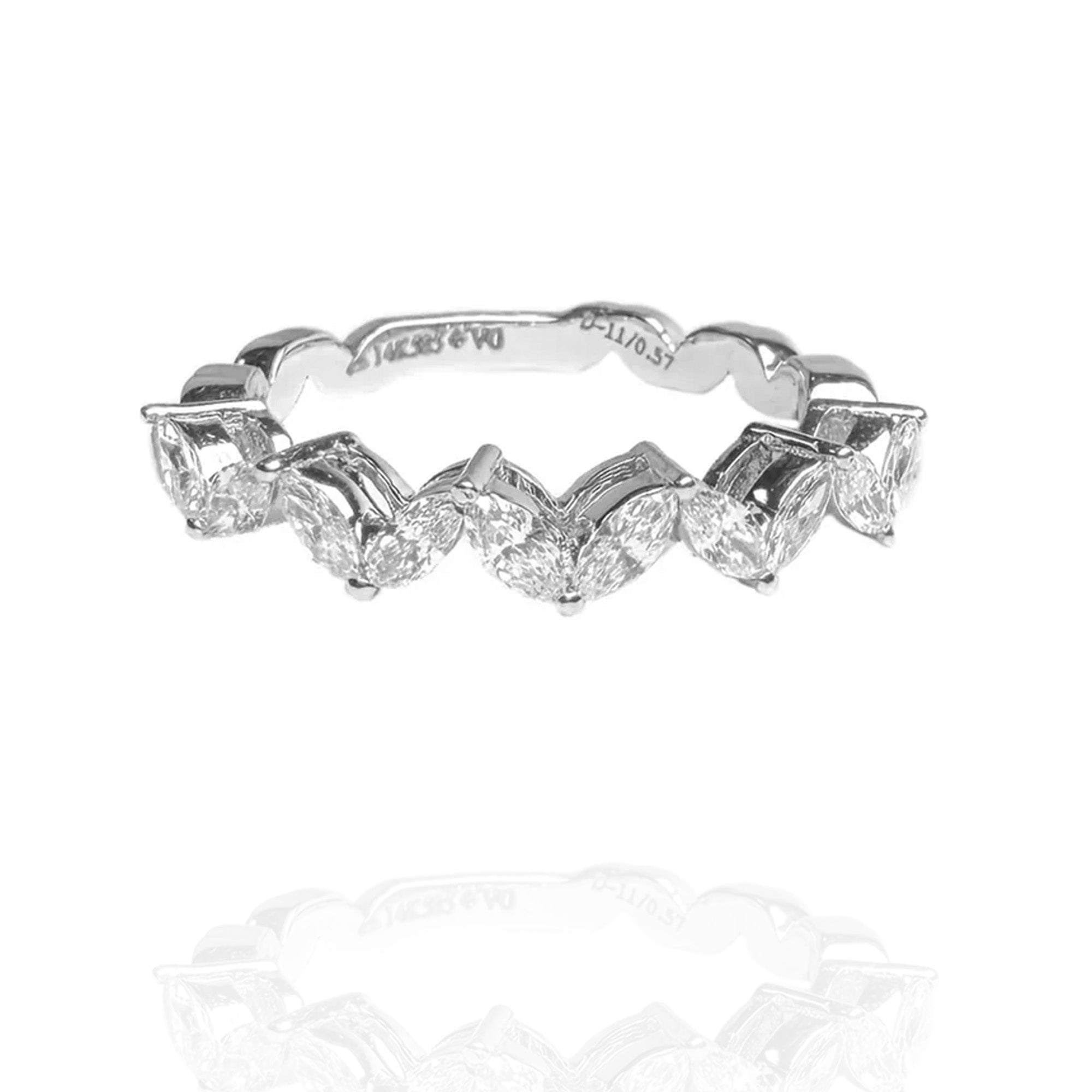 Wave Diamond Ring
