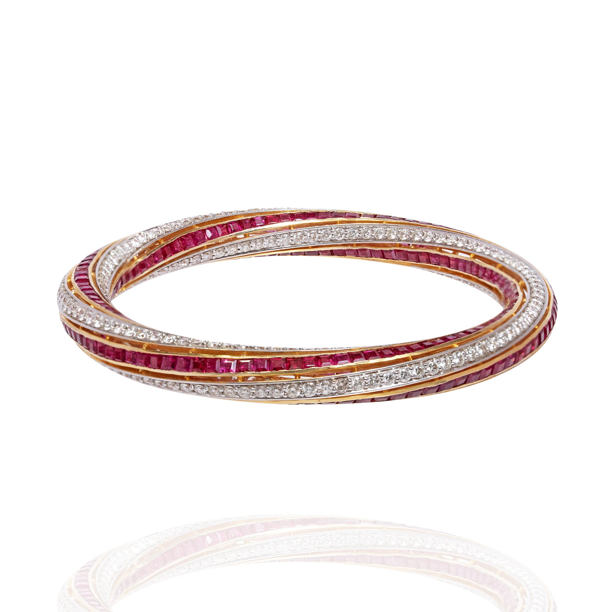 Zivara Diamond Ruby bangle
