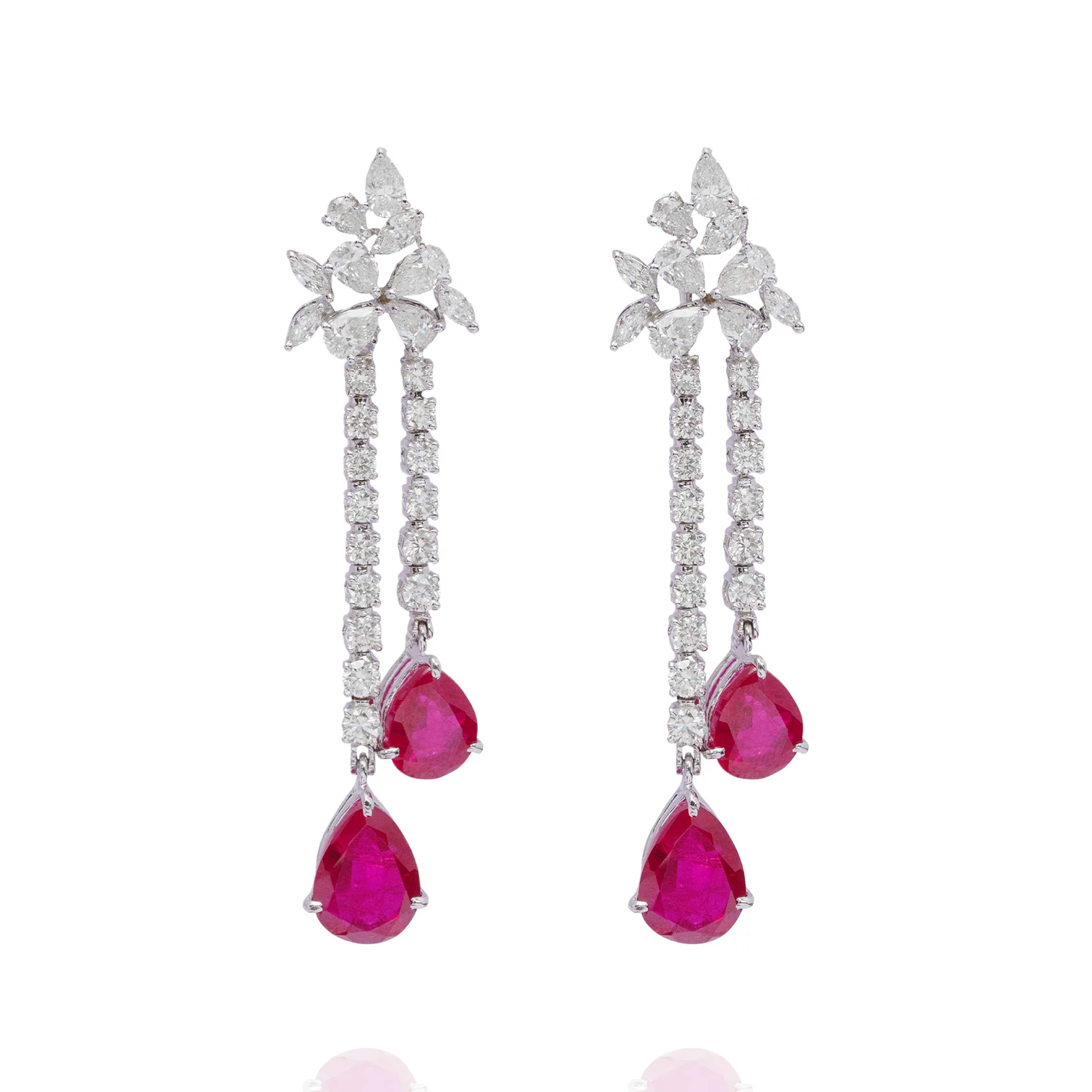Rouge Royale Diamond Ruby Earrings