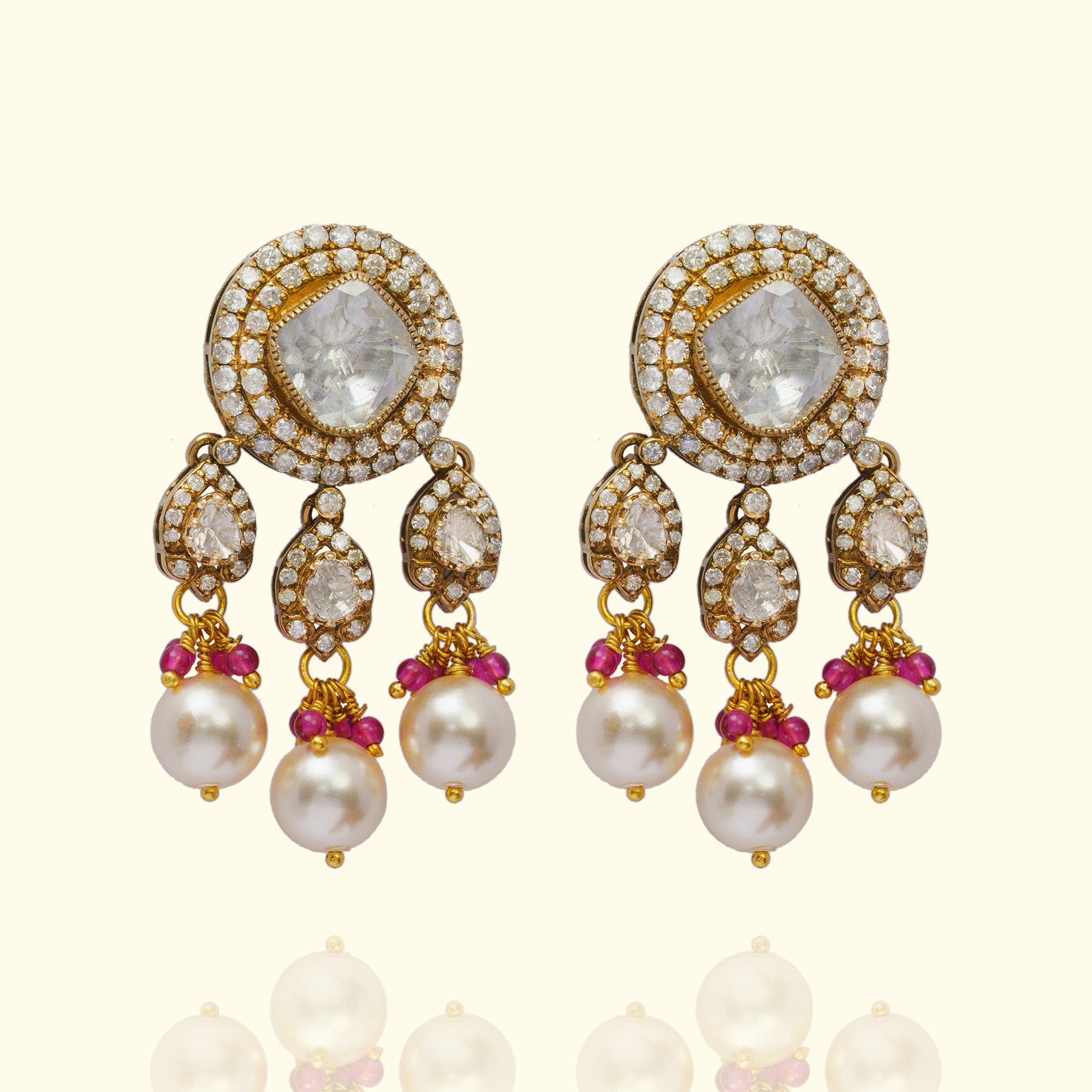 Zinia Polki Earrings