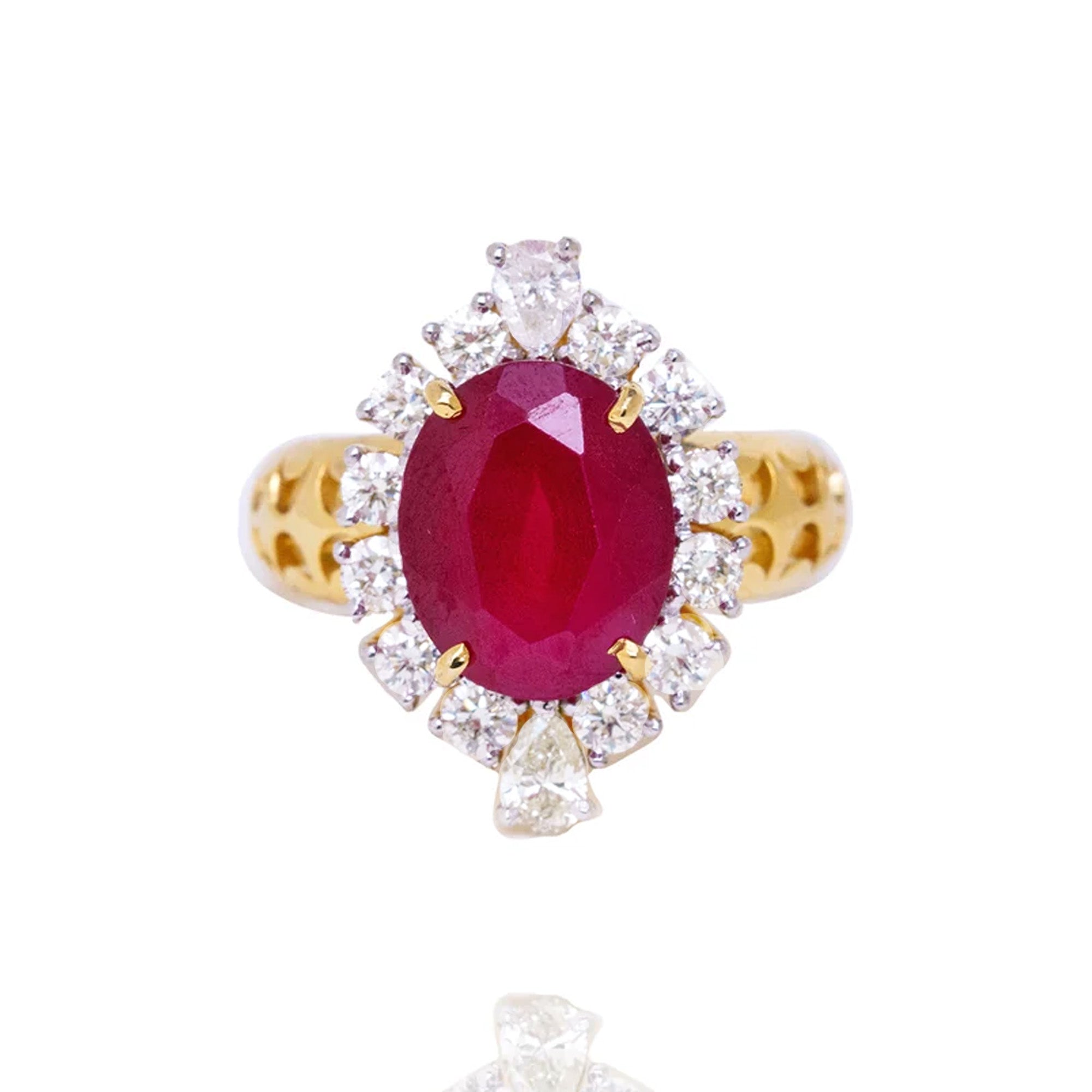 Yara diamond ruby Ring