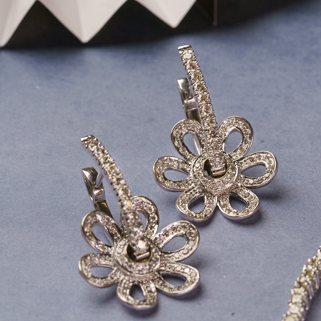 Daisy diamond Earrings