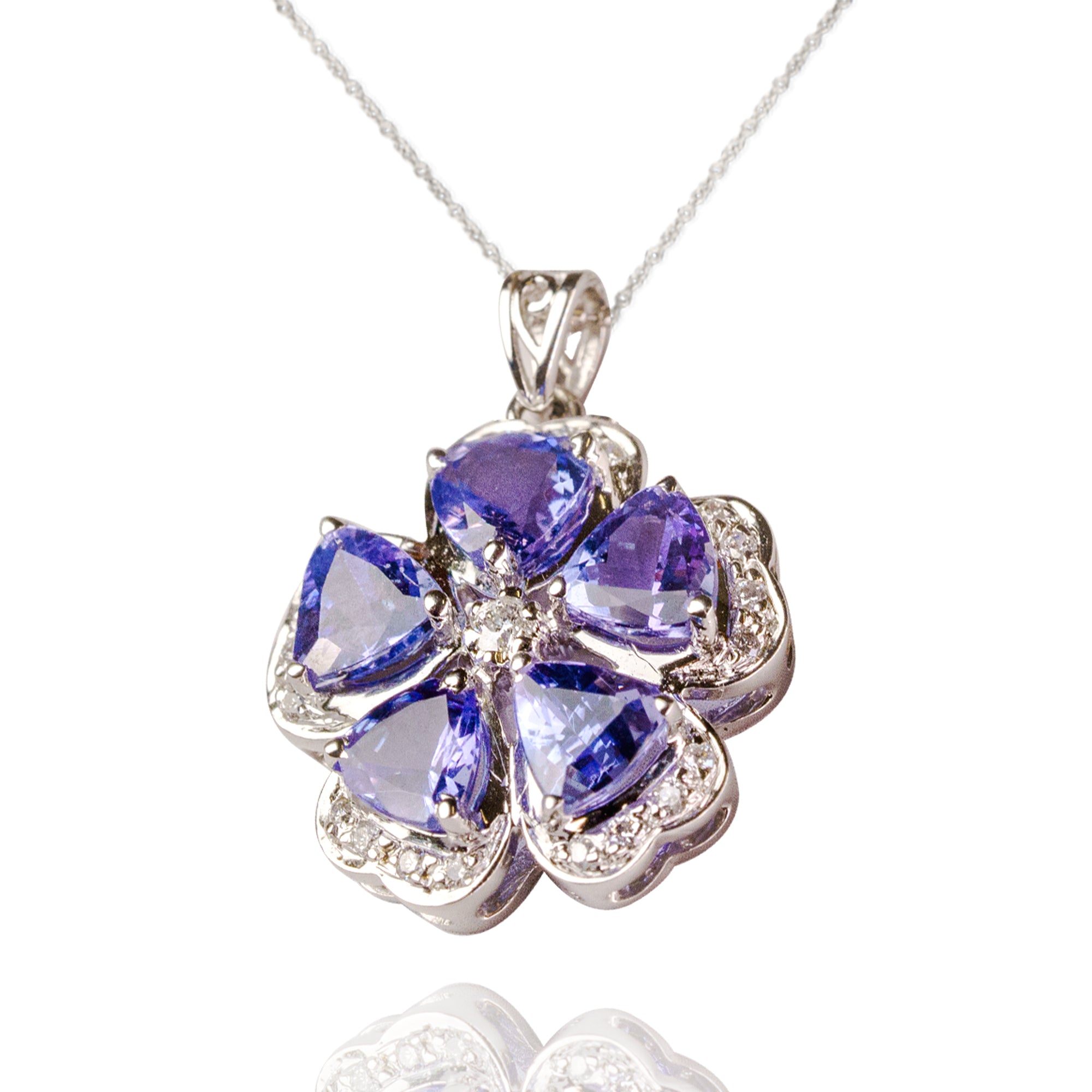 Starre Diamond Tanzanite Pendant