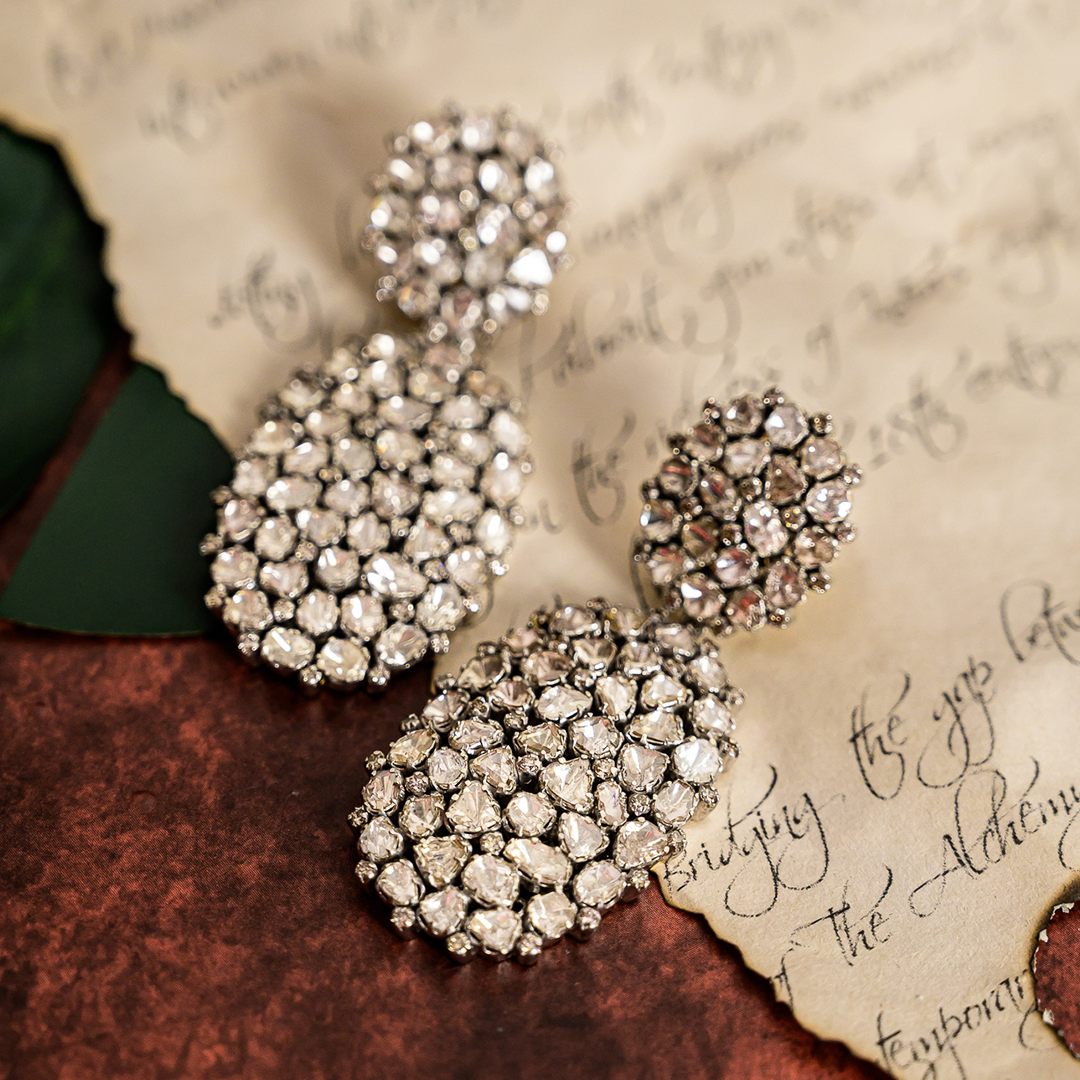 Zeenat Polki Earrings