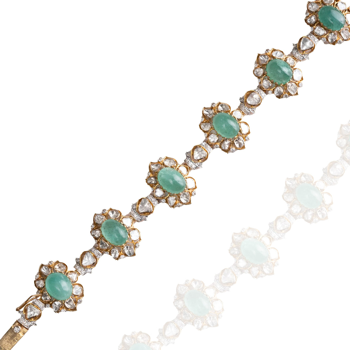 Naima Polki Emerald Bracelet