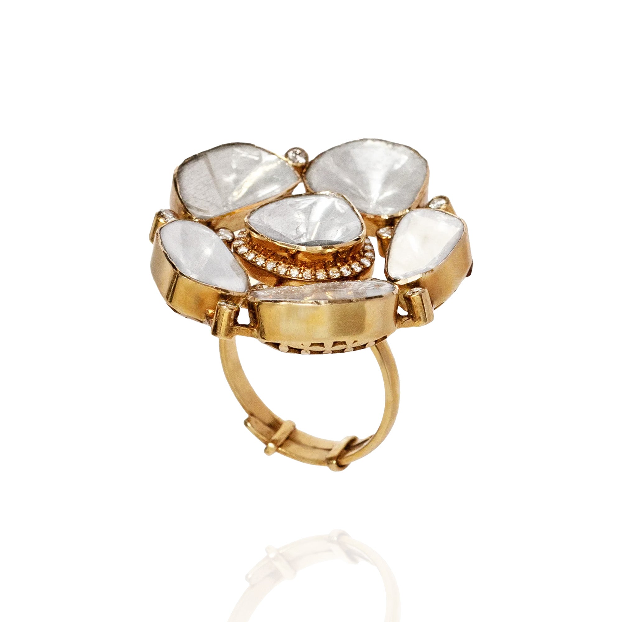 Sagini Polki Ring
