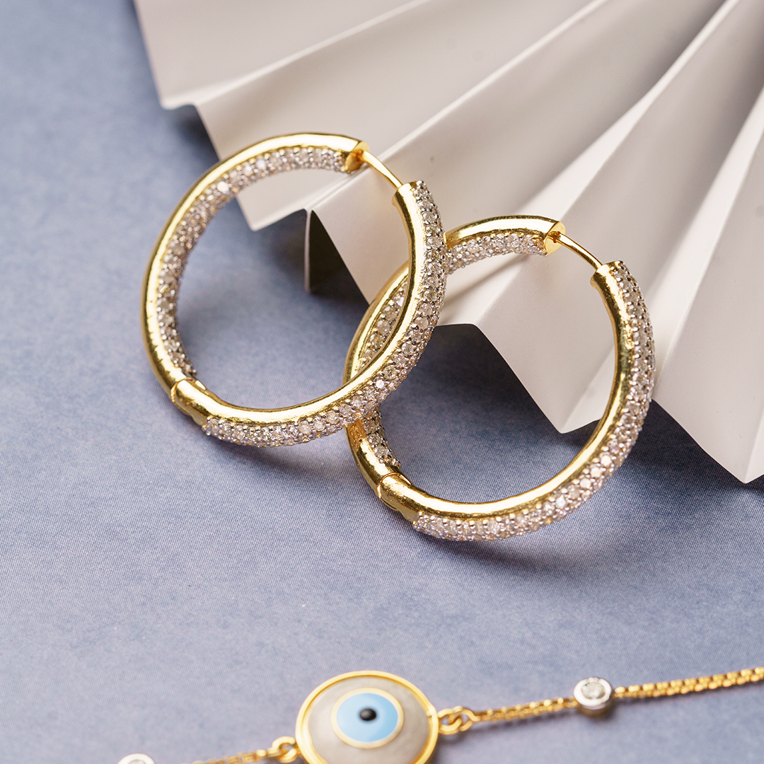 Briller Diamond Hoops