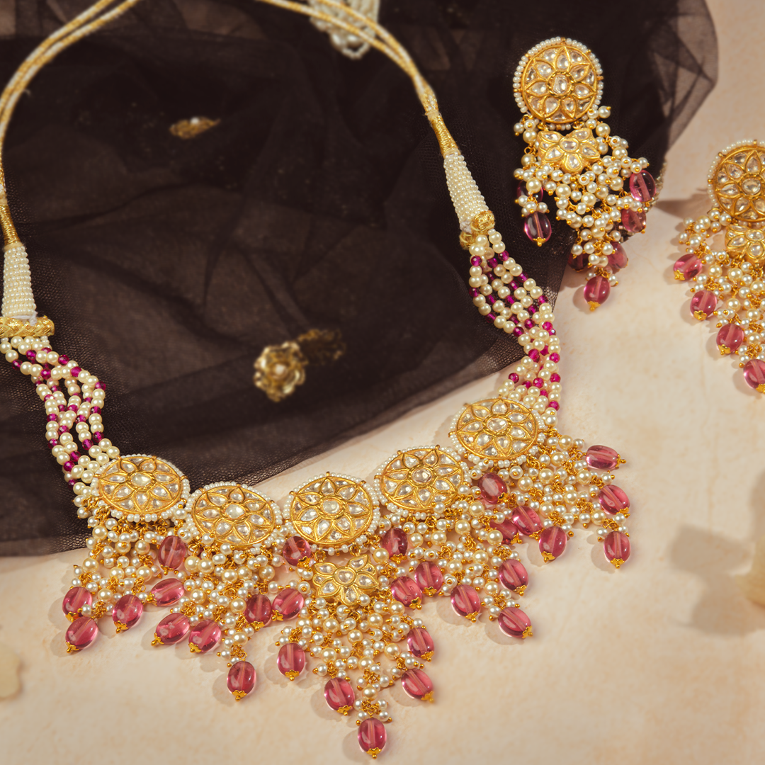 Tamara Tourmaline Polki Necklace