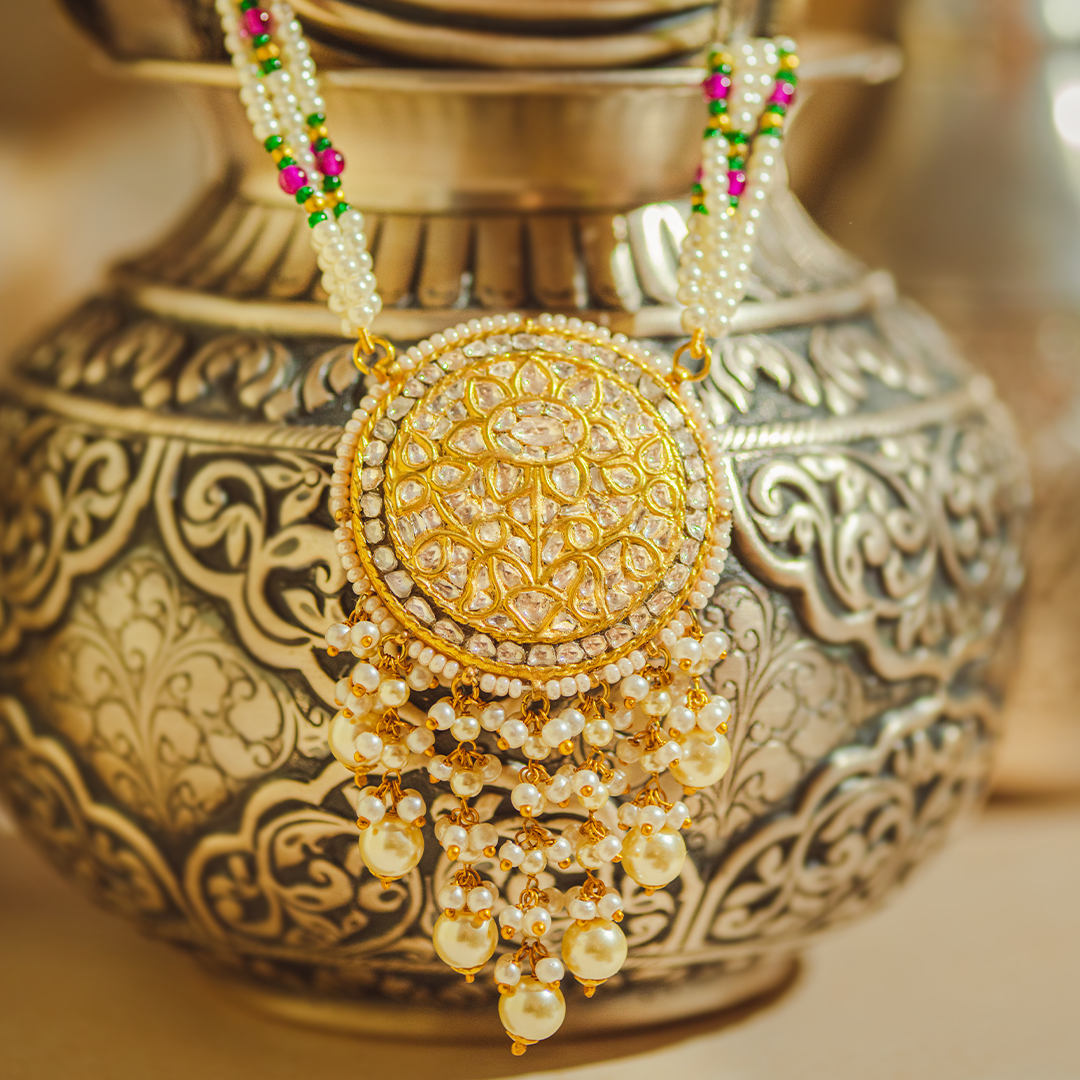 Naksh Polki Pendant