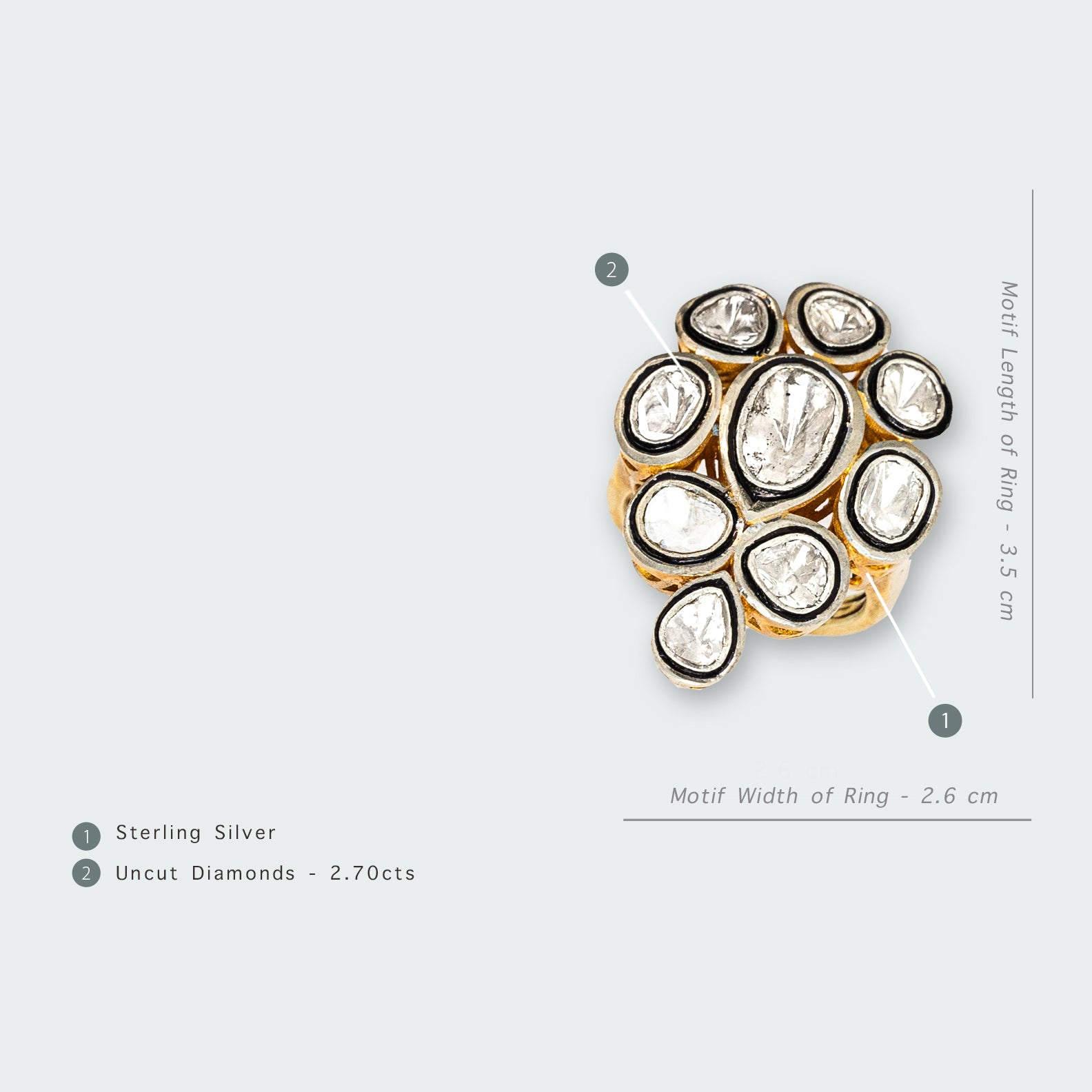 Ambi Polki Ring