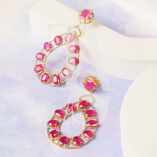 Arche Ruby Earrings