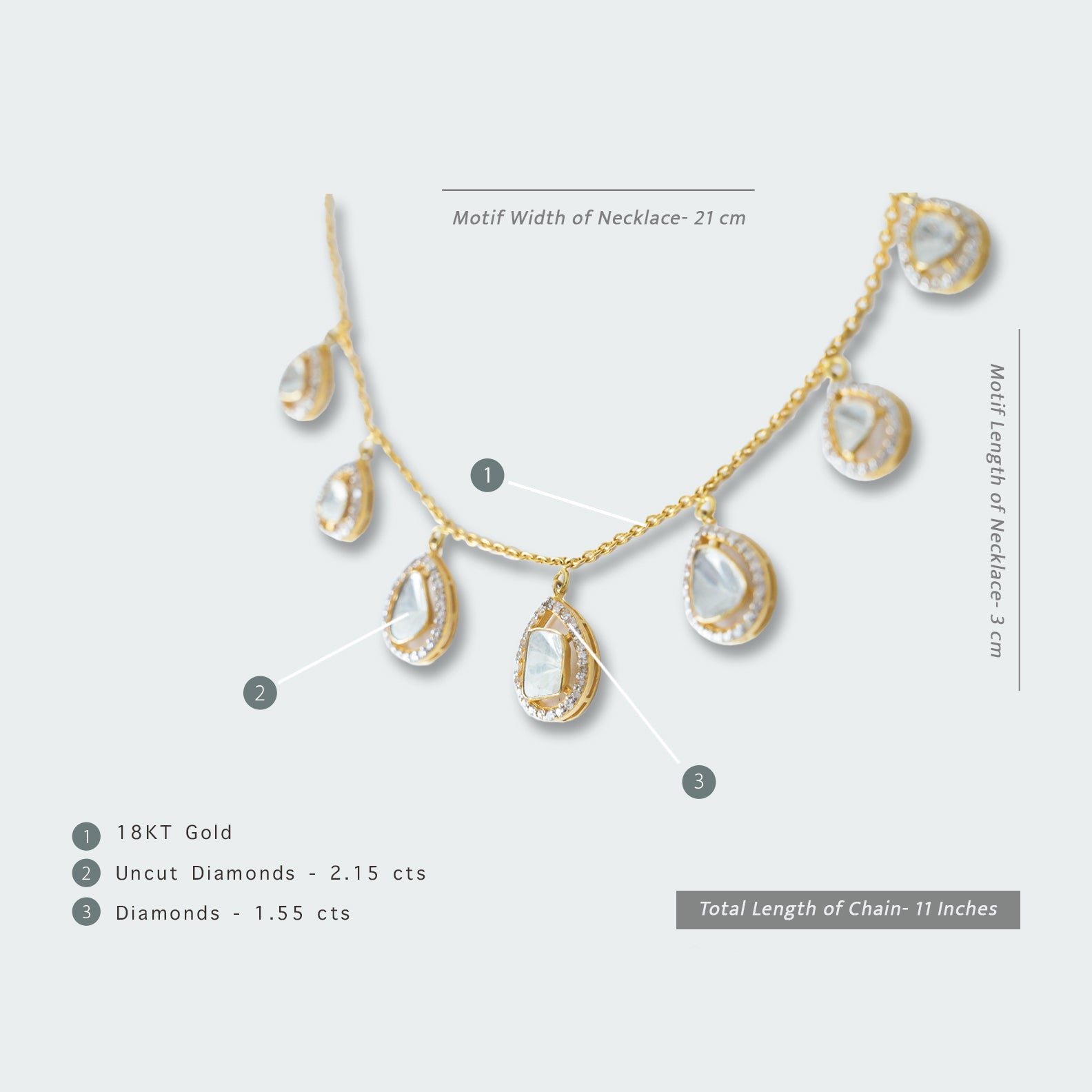 Ayaana Polki Diamond Necklace