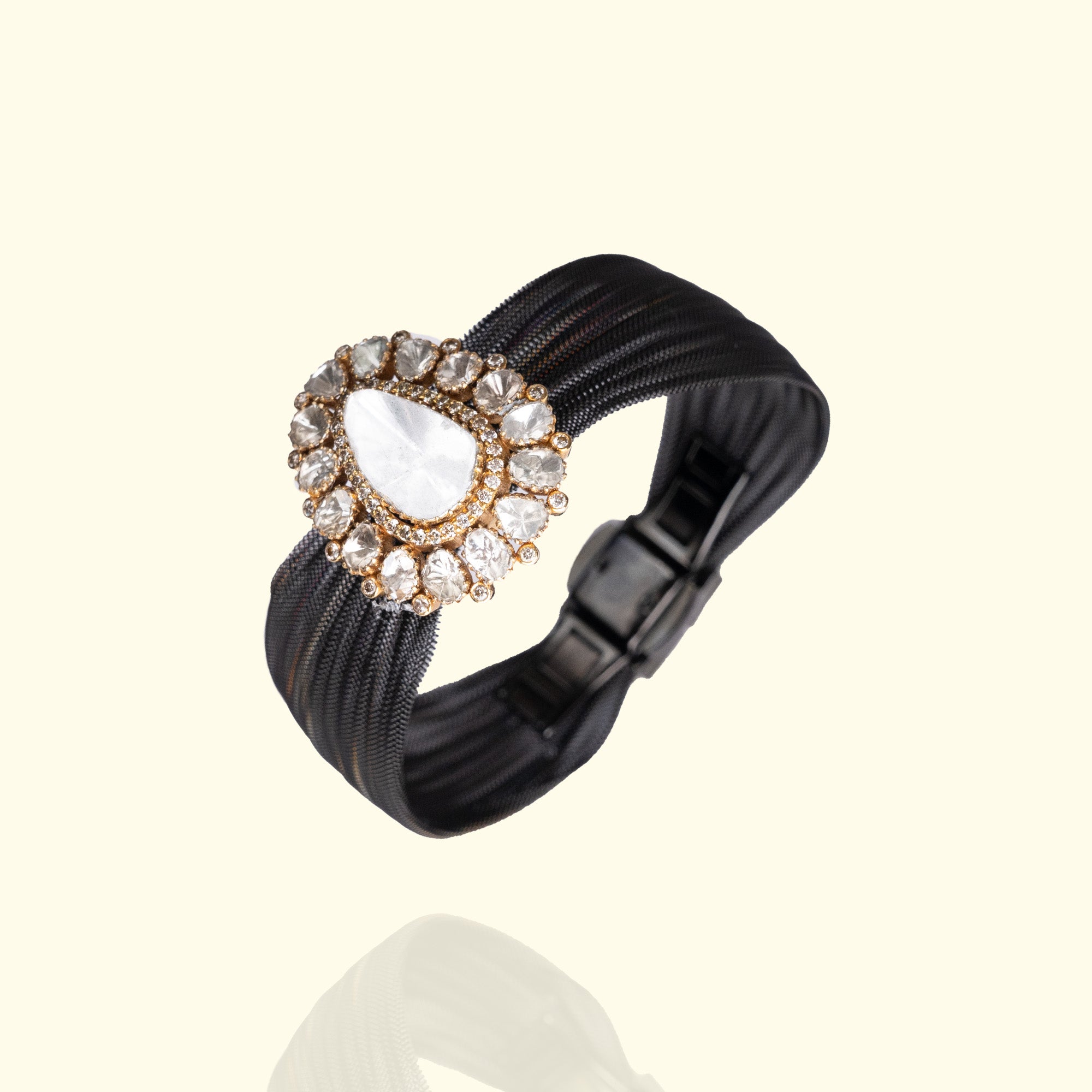Crest Polki Diamond Cuff