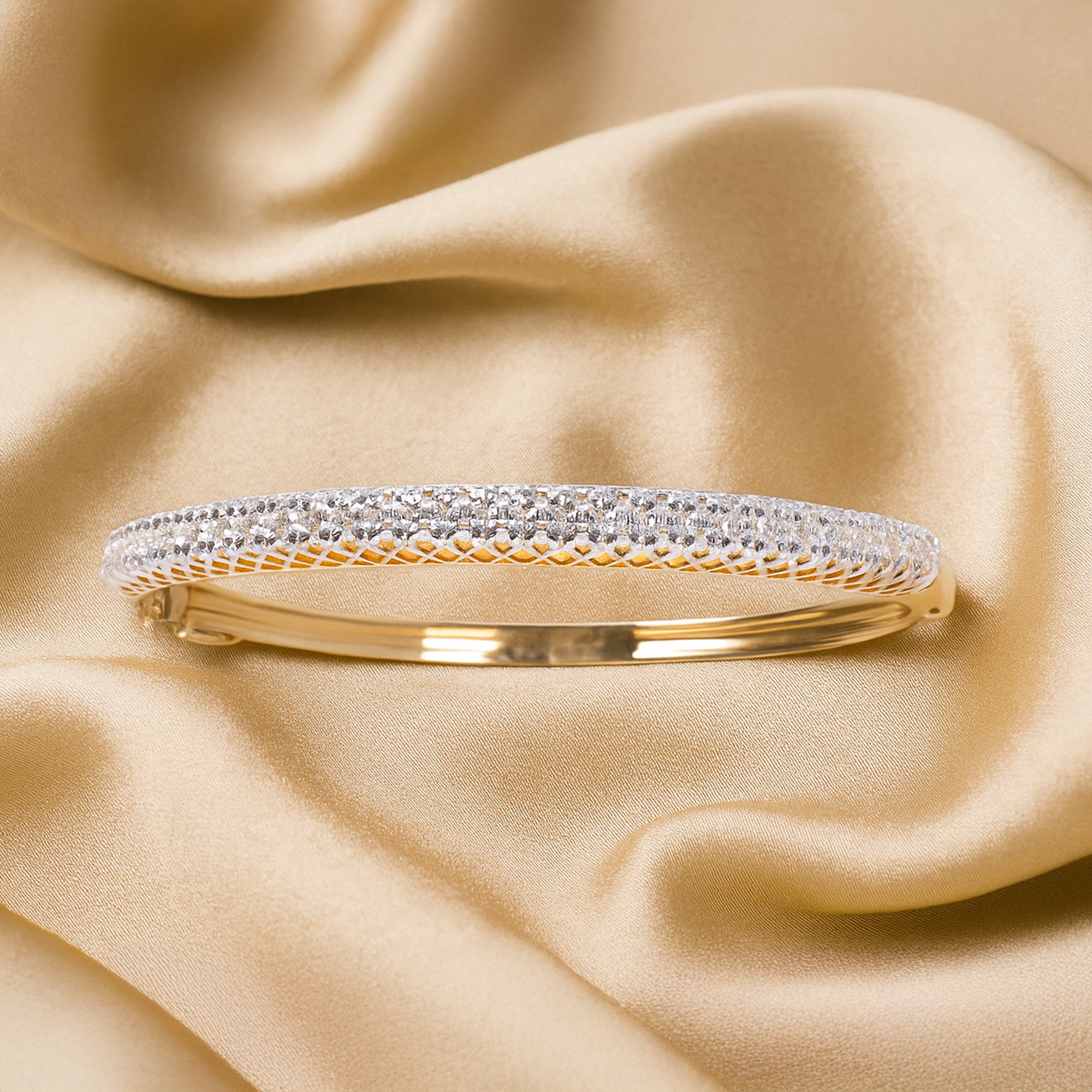Diamond gold bracelet, modern luxury designer fine jewellery India