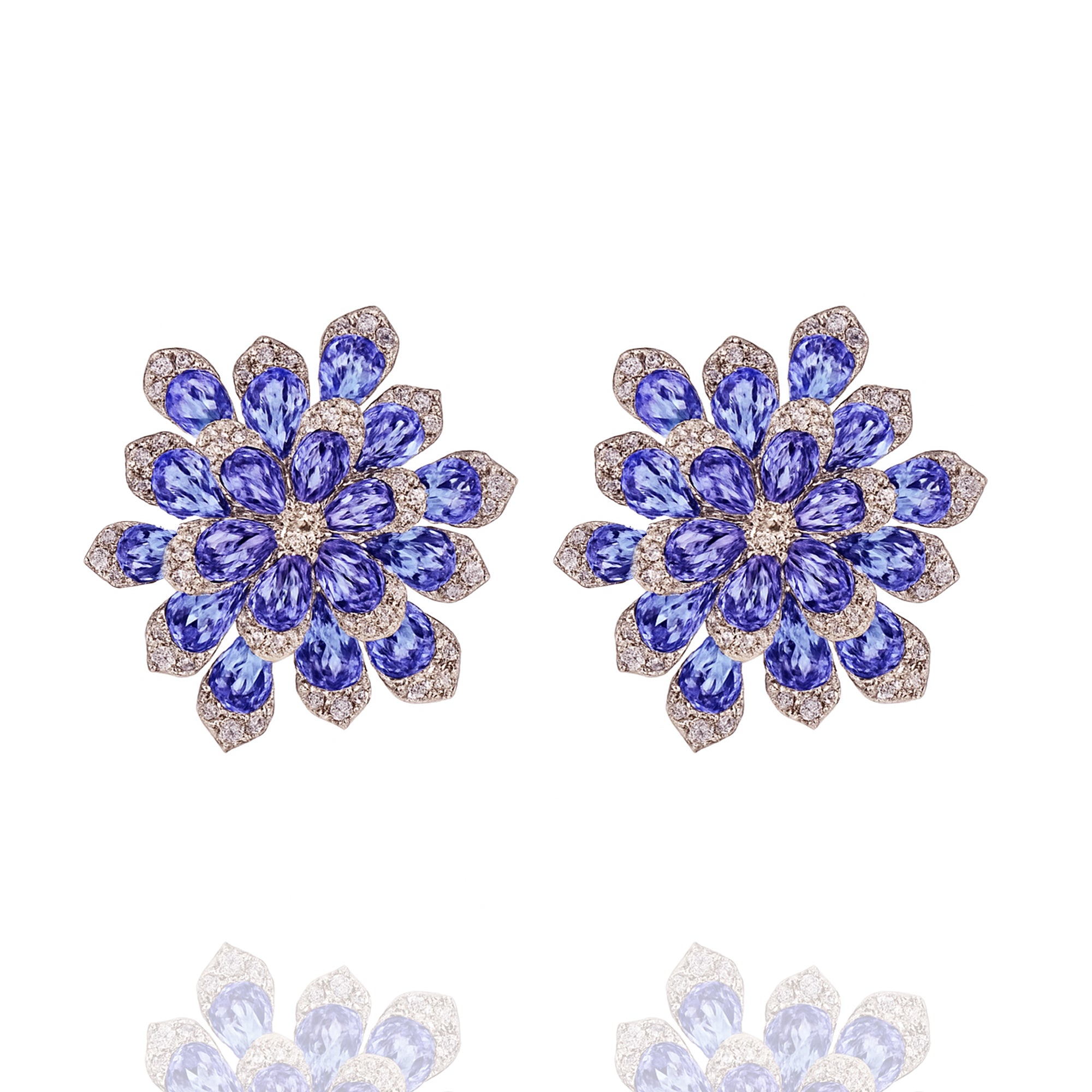 Fiora Tanzanite Diamond Earrings