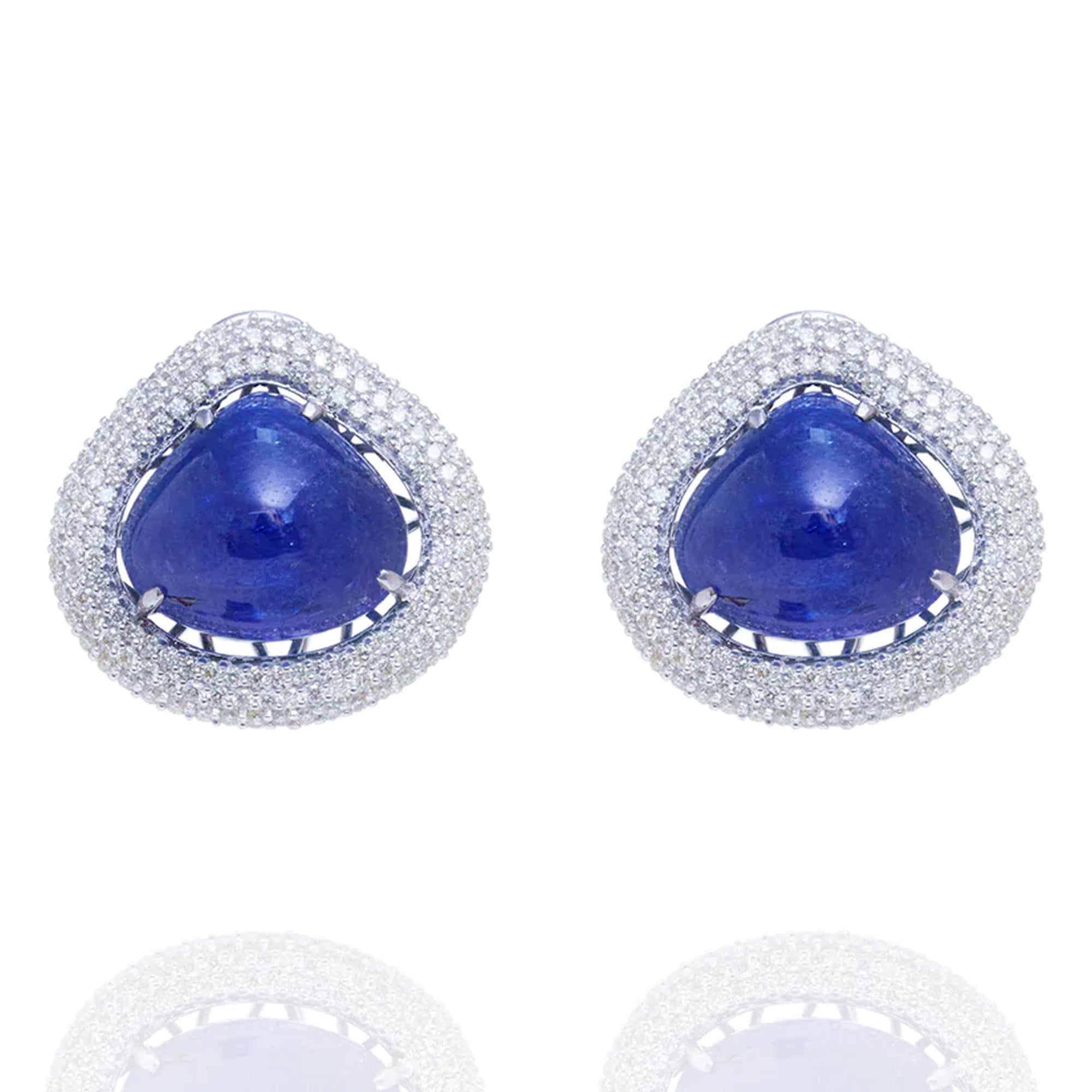 Cassia Diamond Tanzanite Earrings