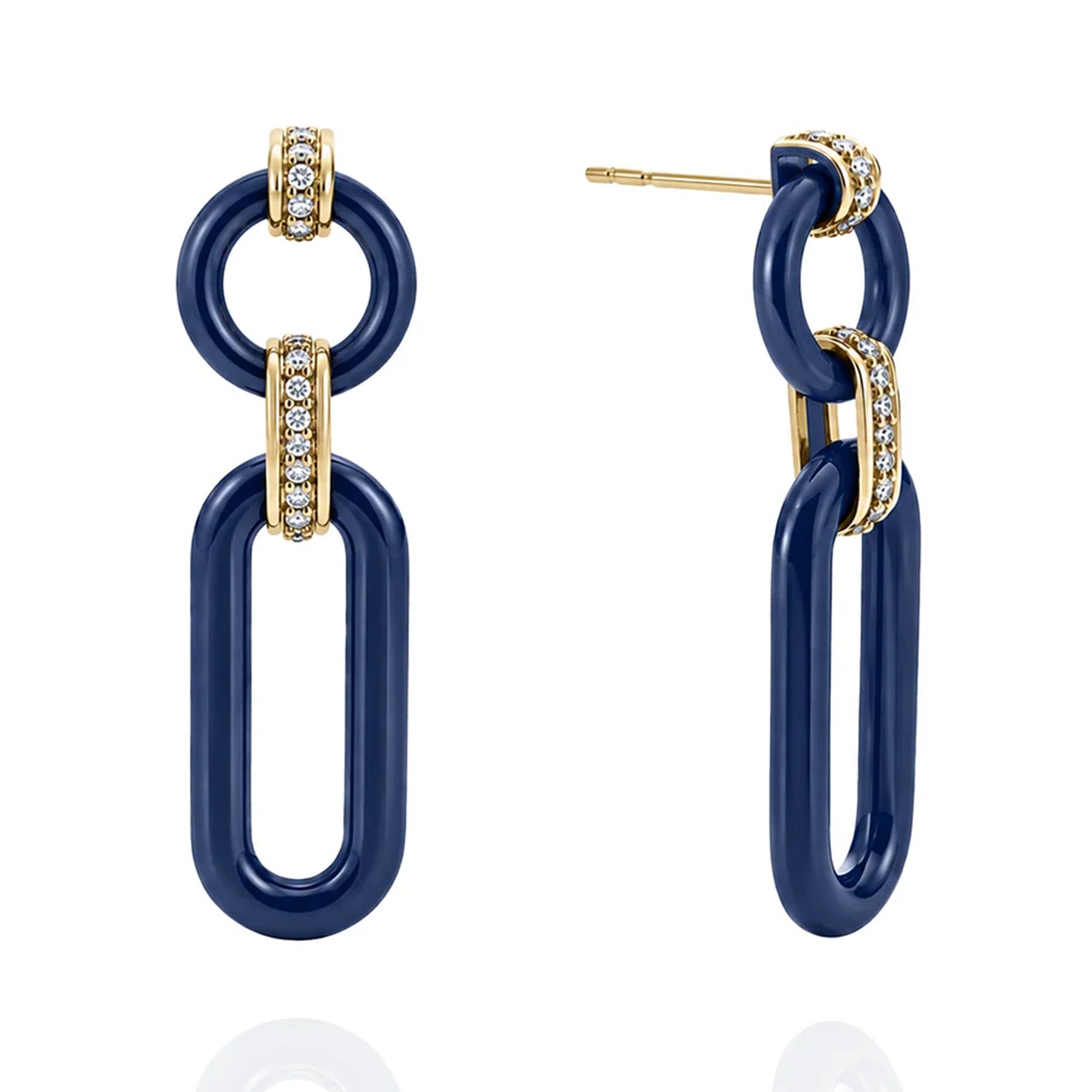 Chain of Thought Diamond Earrings