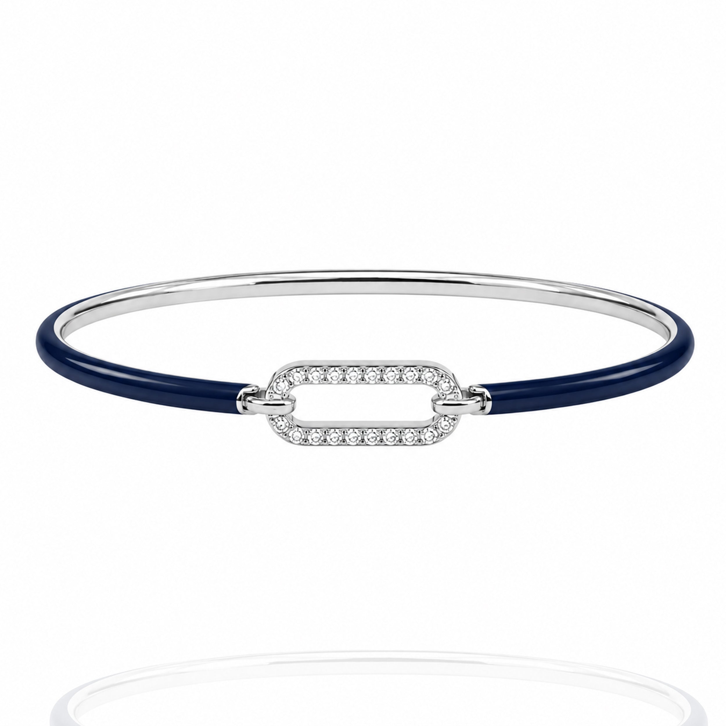 Cloud Link Diamond Bangle