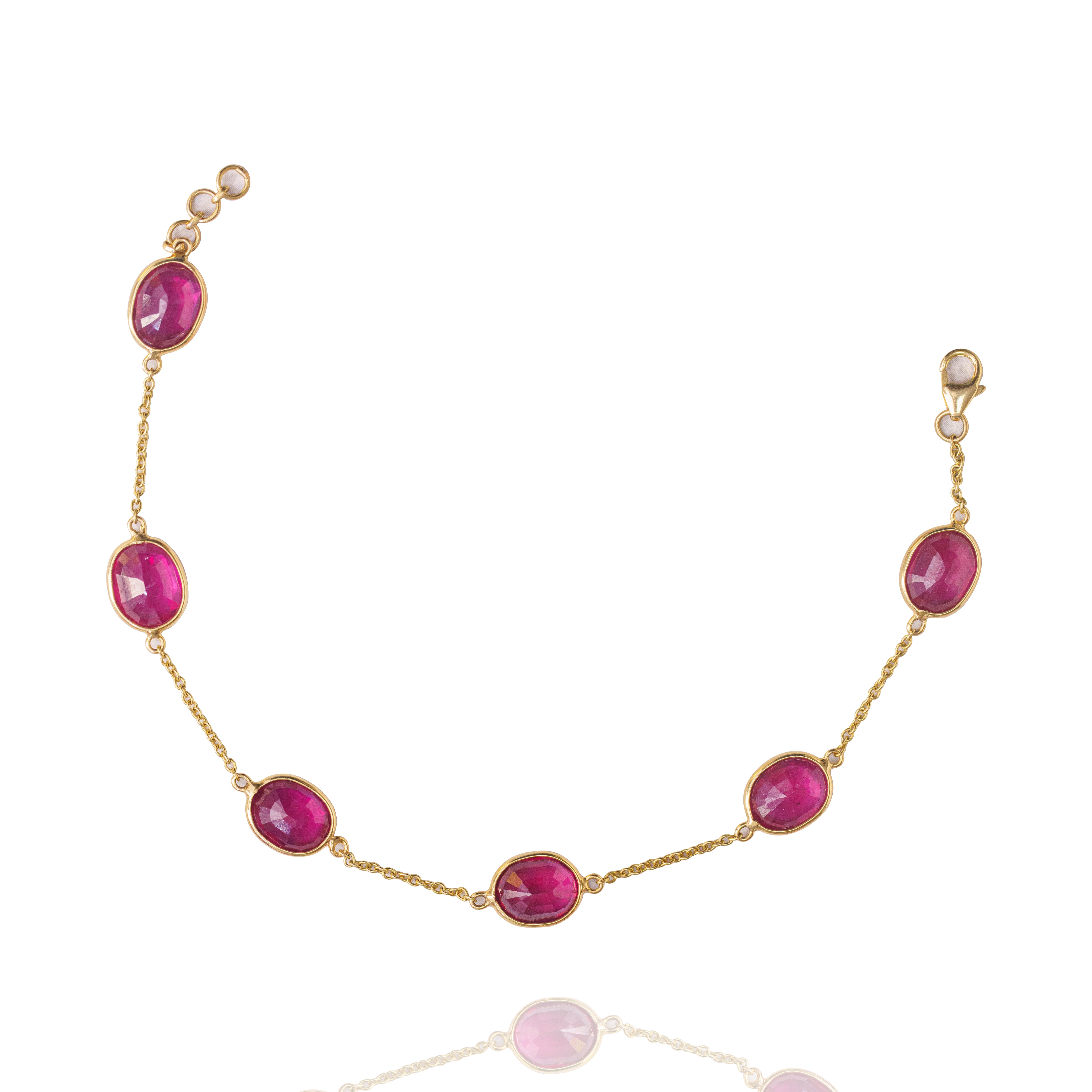 Aria Ruby Diamond Bracelet