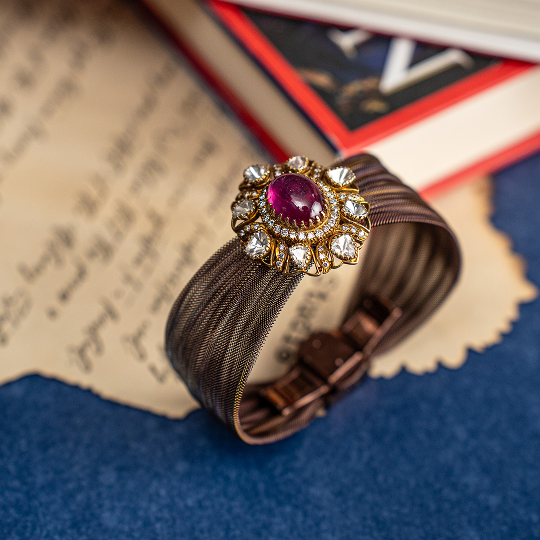 Crest Tourmaline Polki Cuff