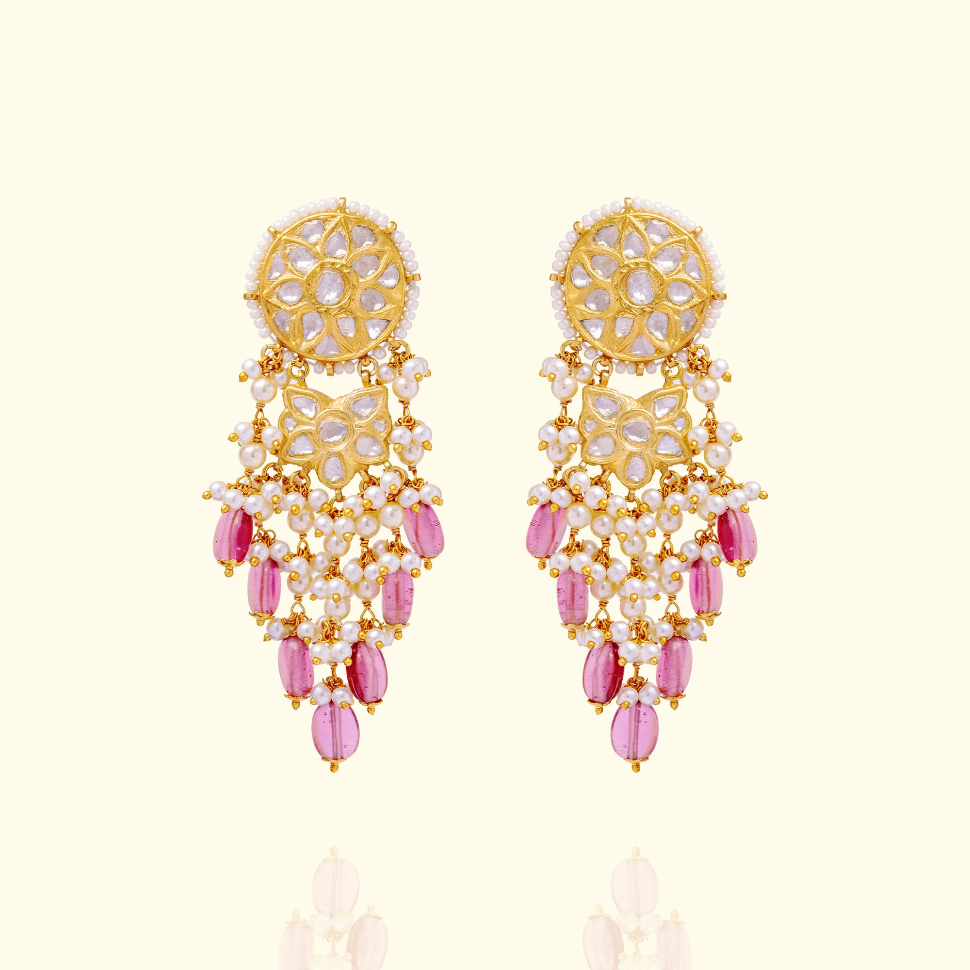 Tamara Tourmaline Polki Earrings