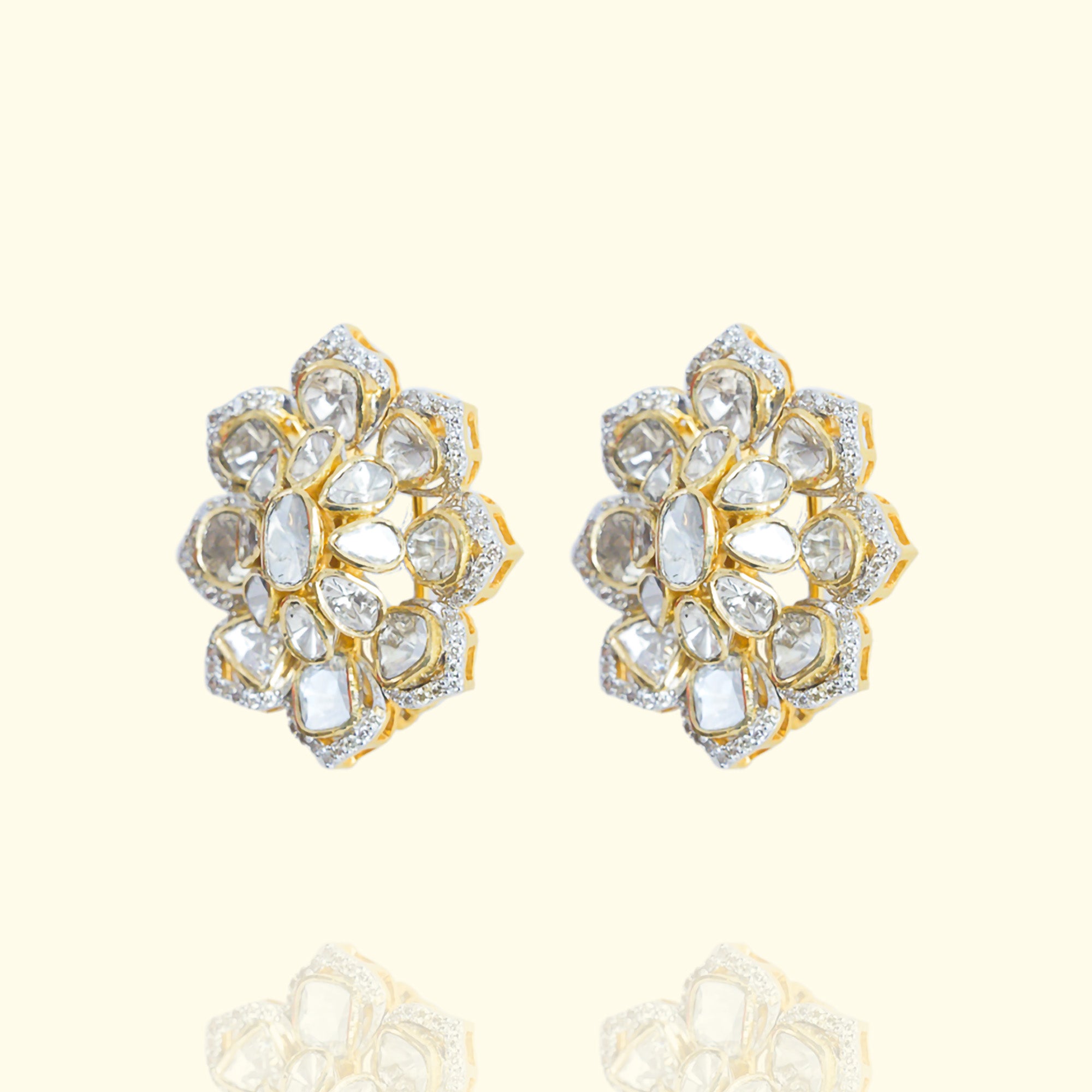 Zane Polki Diamond Earrings