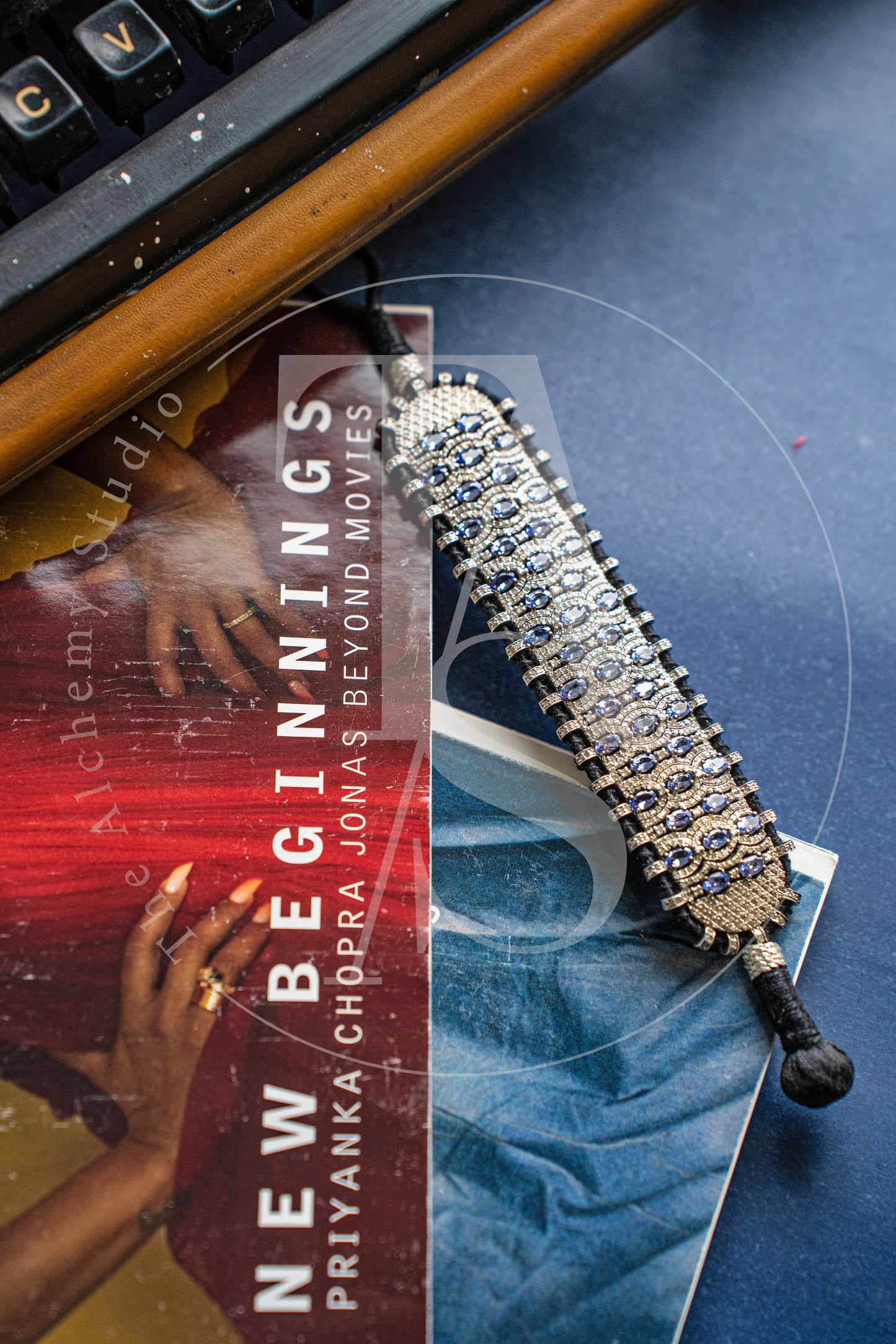 Elara Tanzanite and Diamond Bracelet