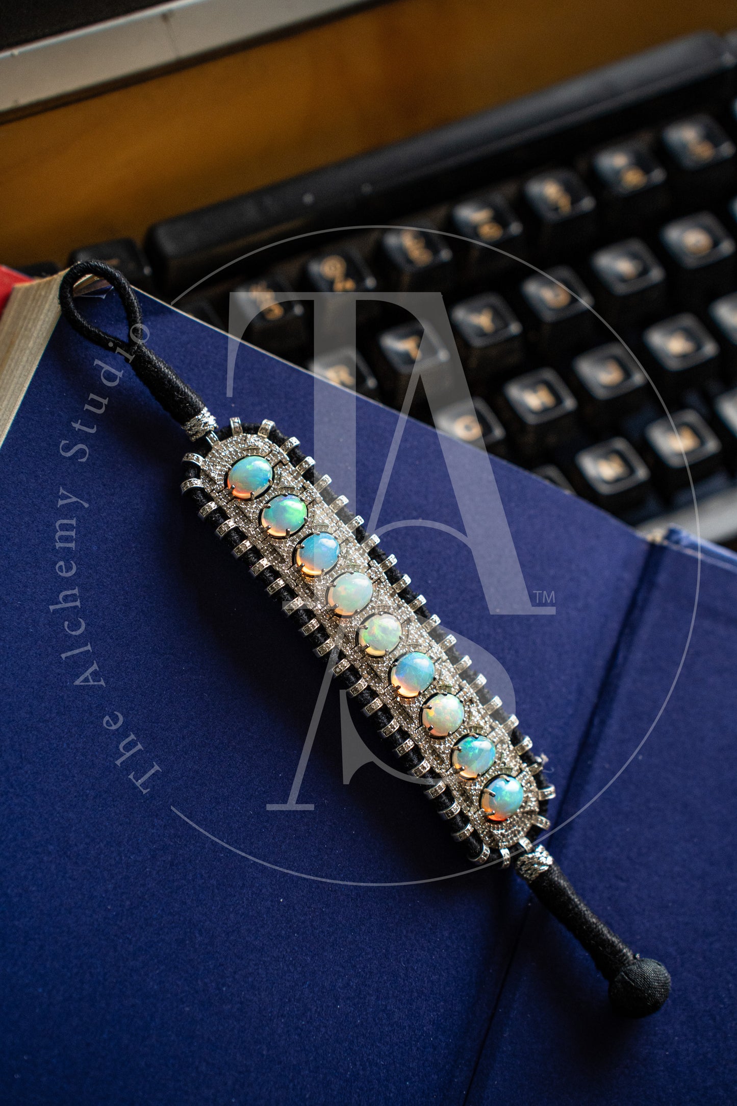 Jonah Opal and Diamond Bracelet