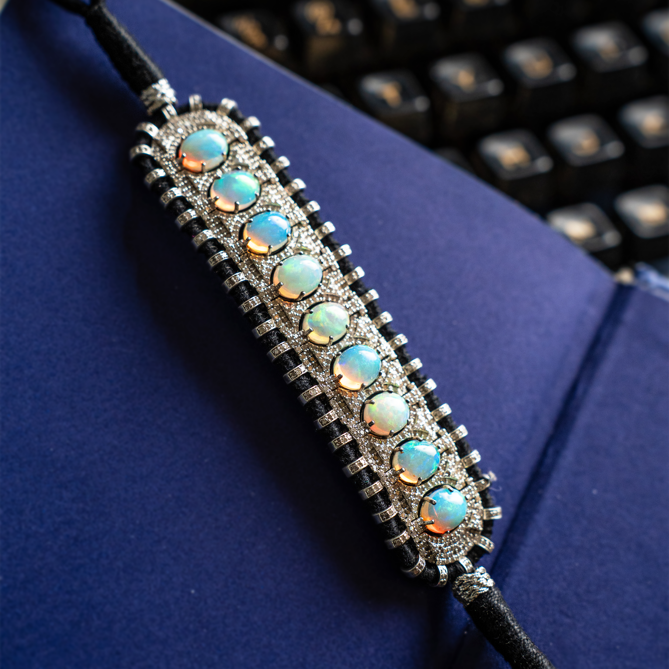 Jonah Opal Diamond Bracelet