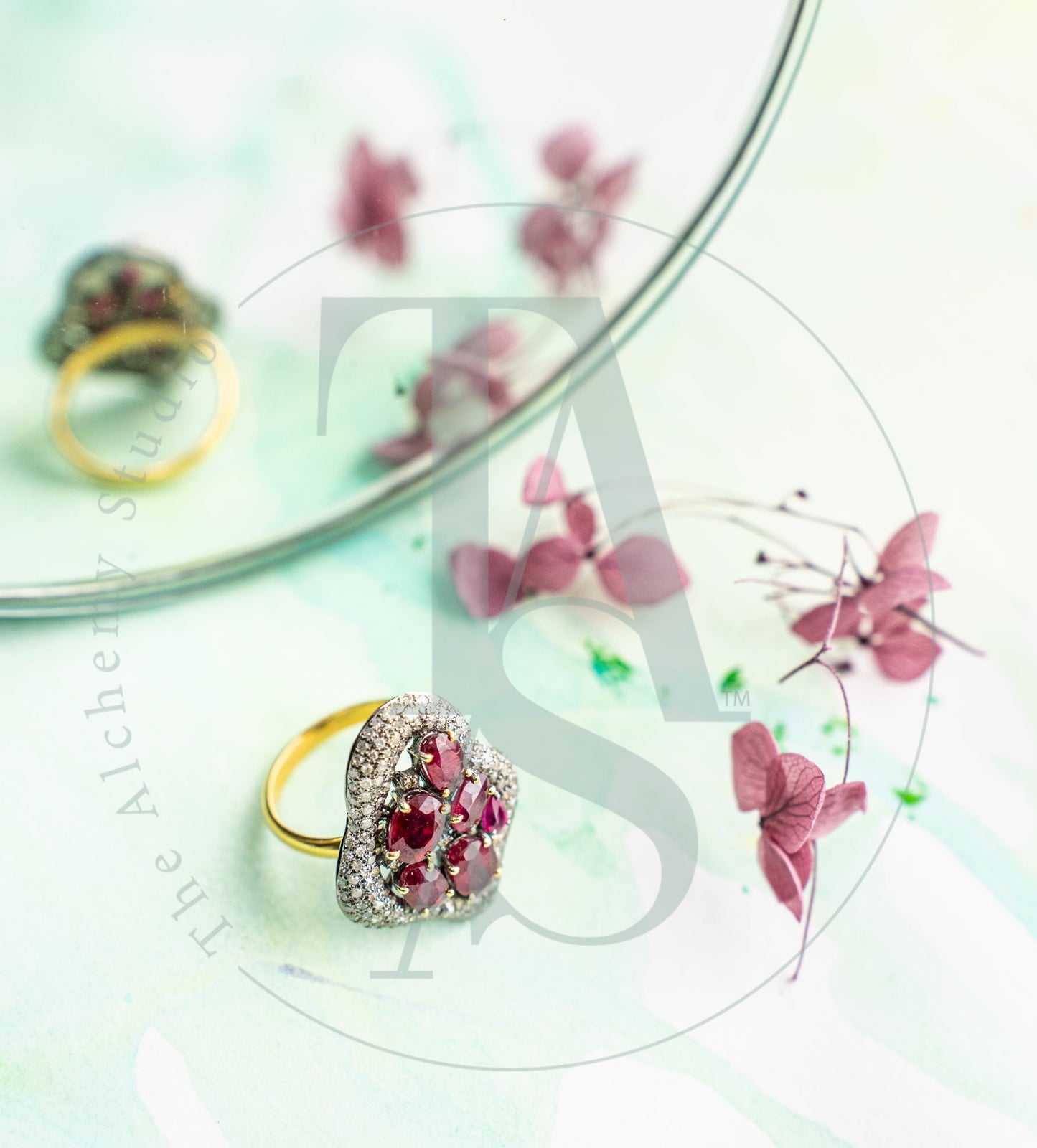 Rufina Ruby and Diamond Ring