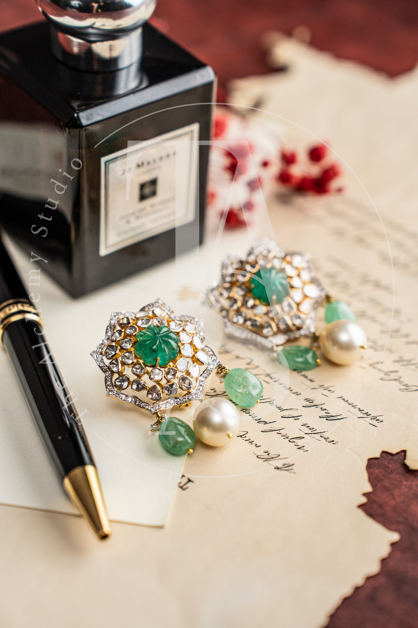 Tamira Uncut Diamond Earrings