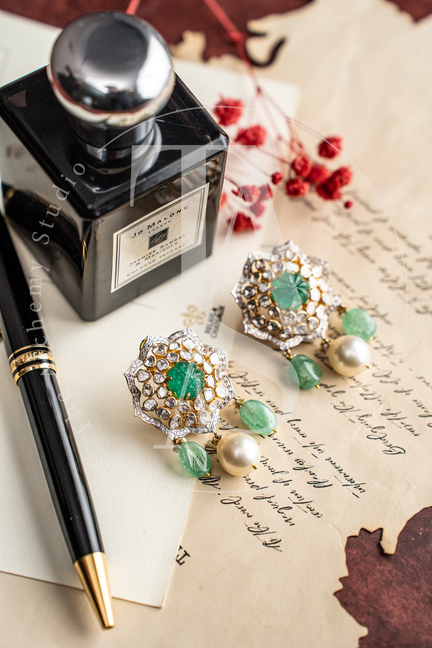 Tamira Uncut Diamond Earrings