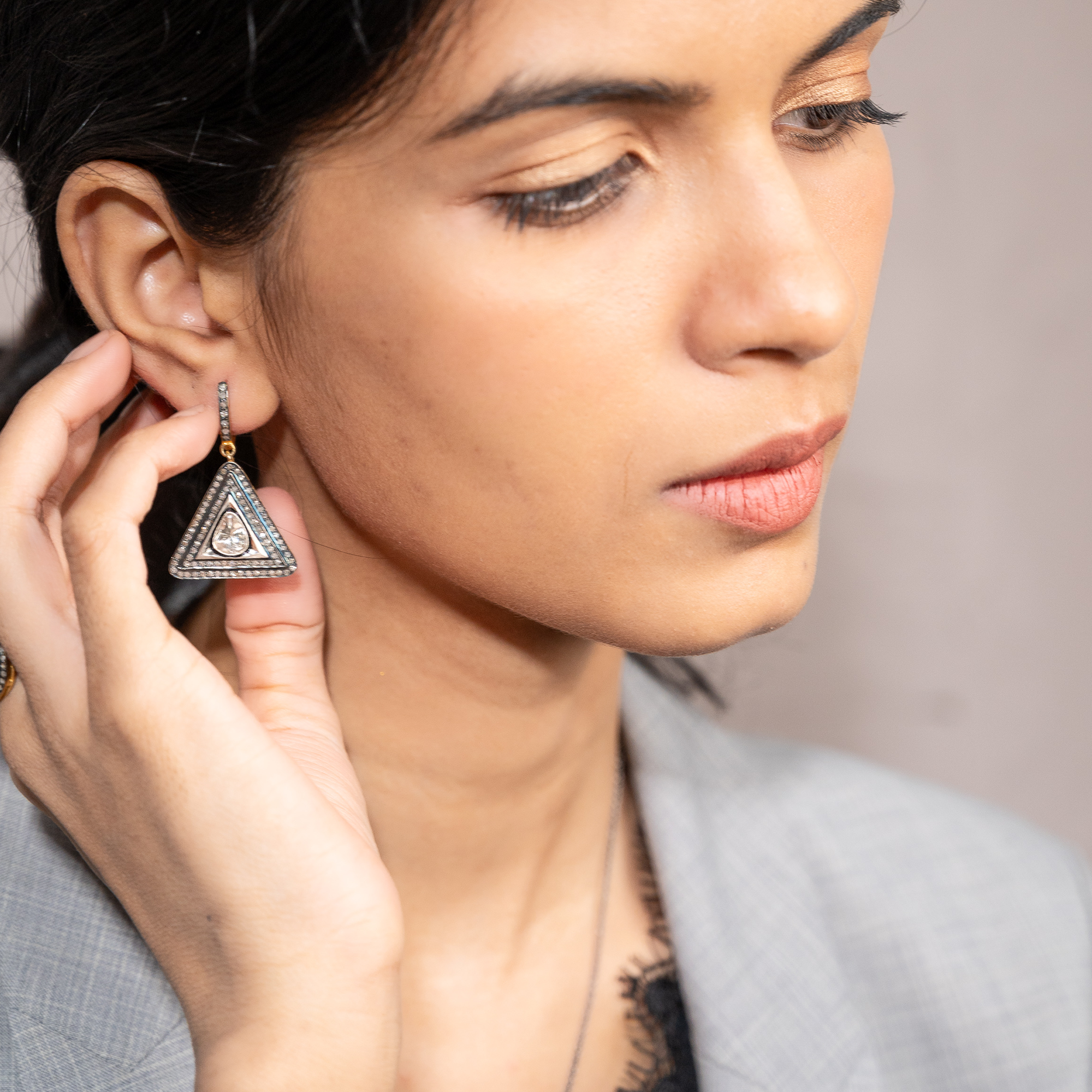 Jalen Polki Earrings