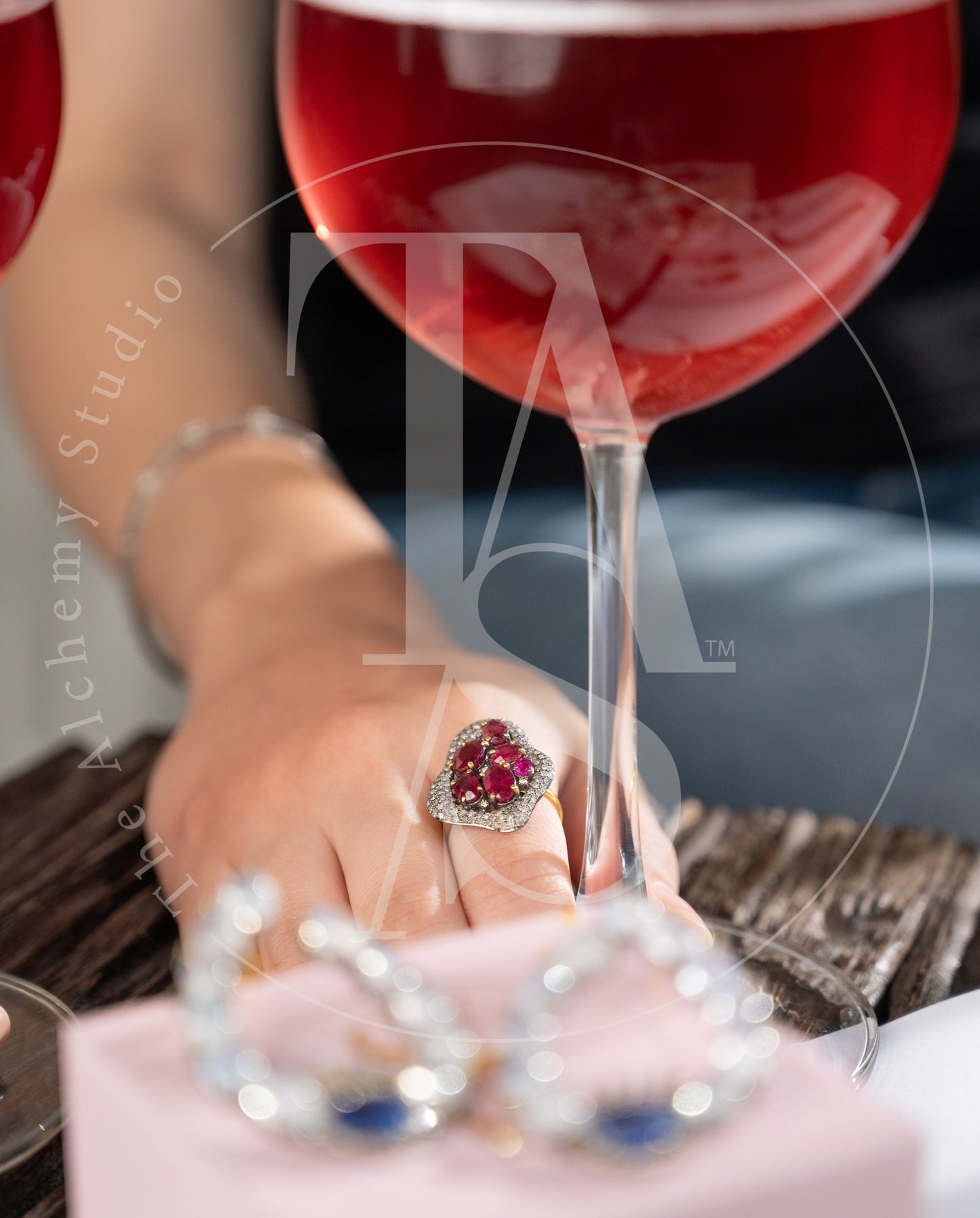 Rufina Ruby and Diamond Ring