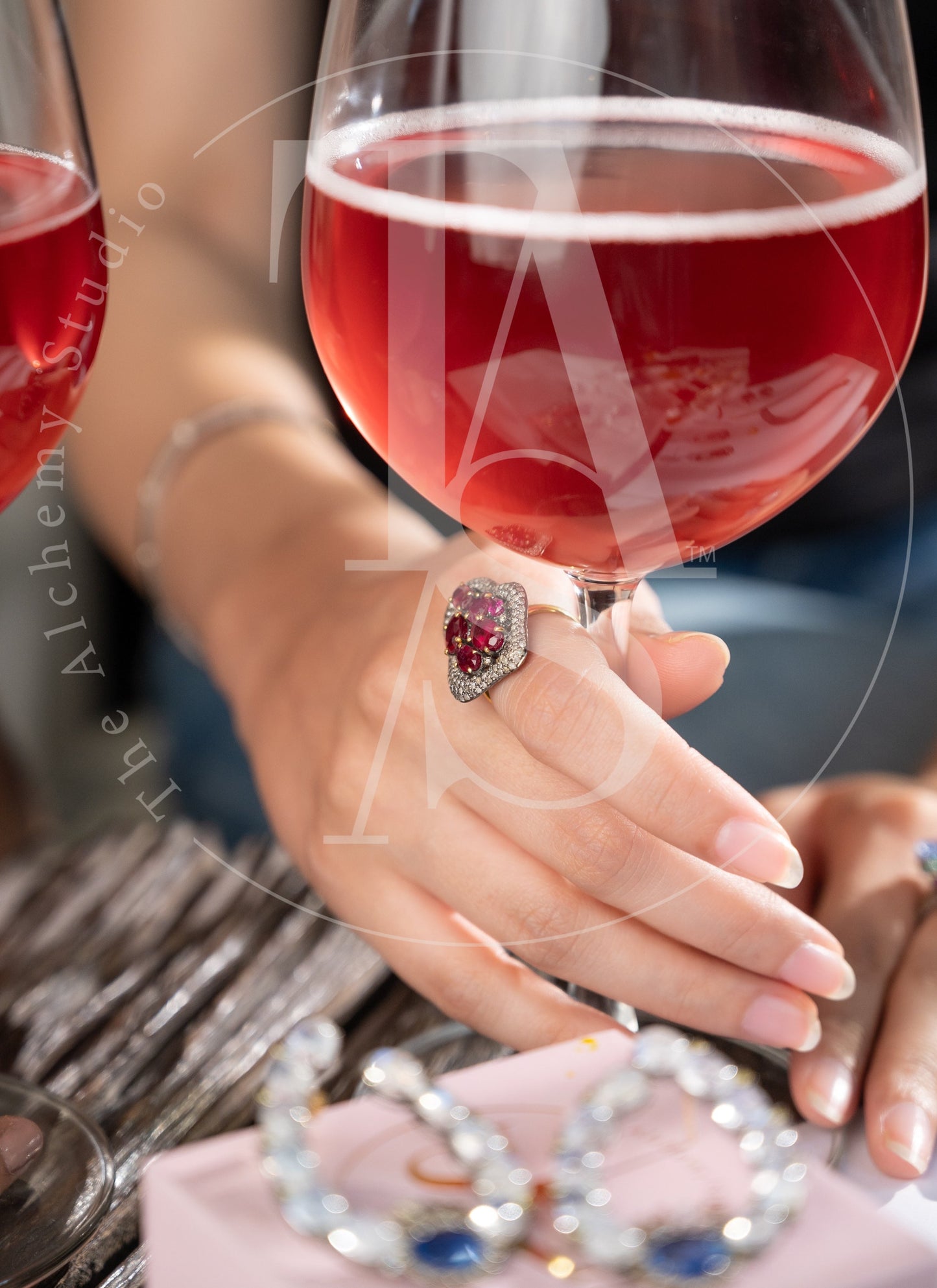 Rufina Ruby and Diamond Ring