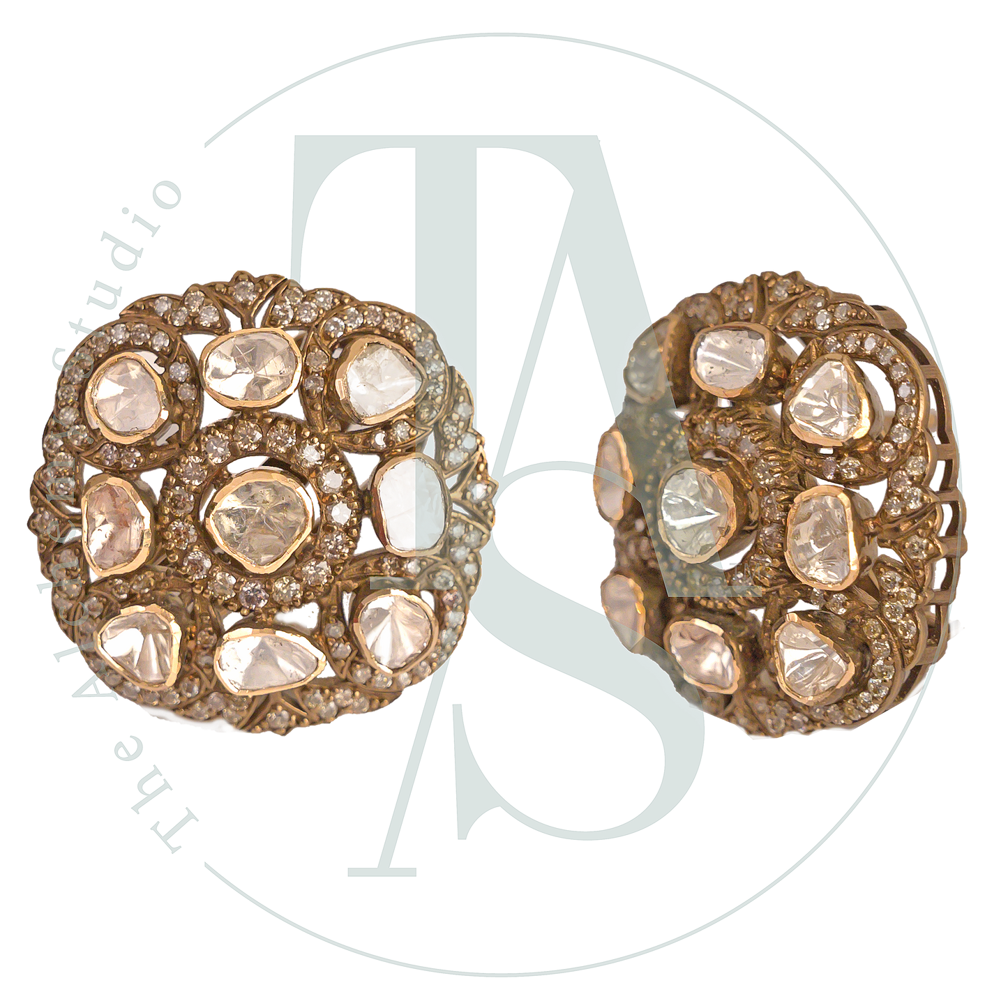 Meher Victorian Polki Earrings