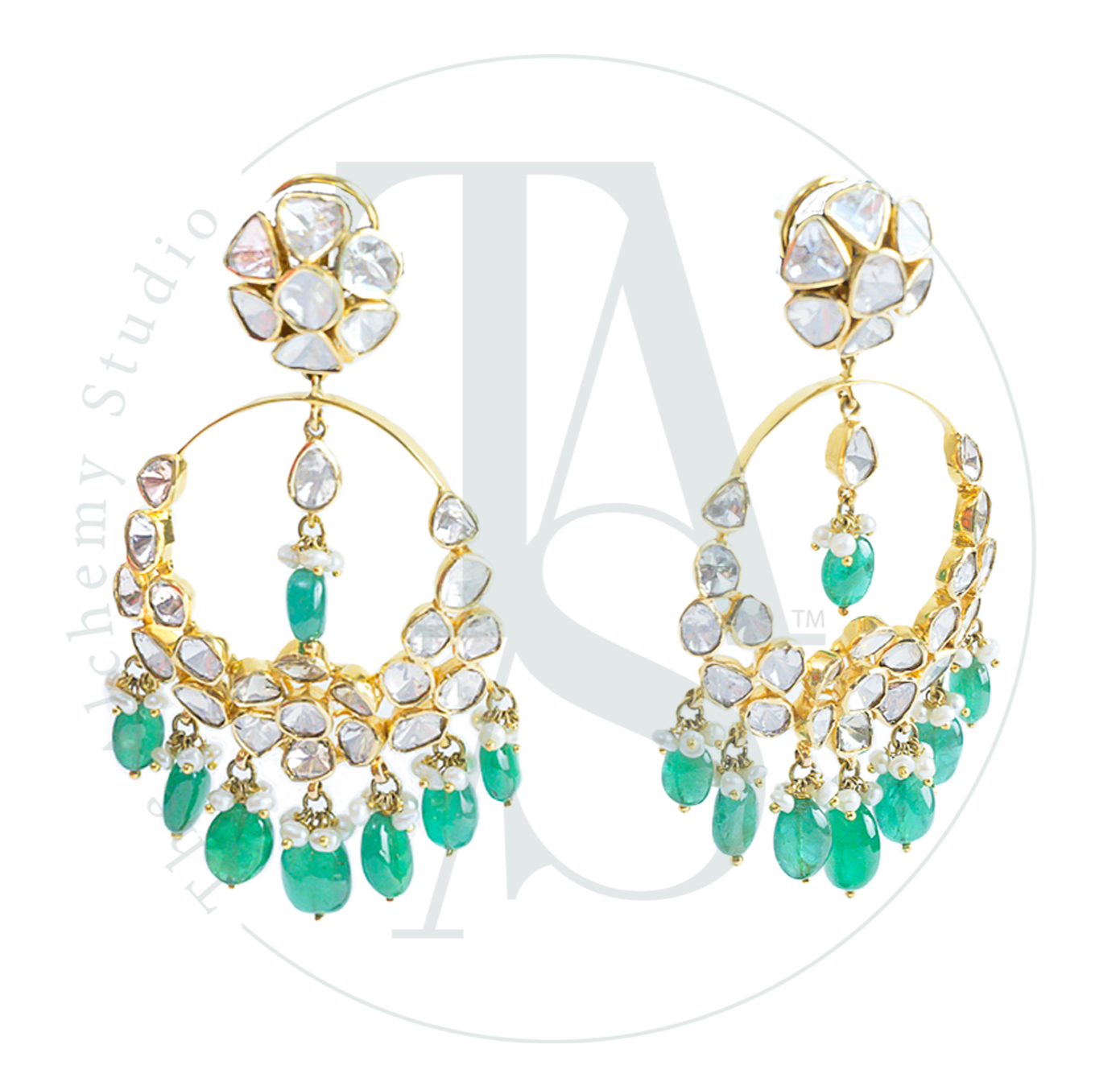 Adiya Polki and Emerald Chaand Balis