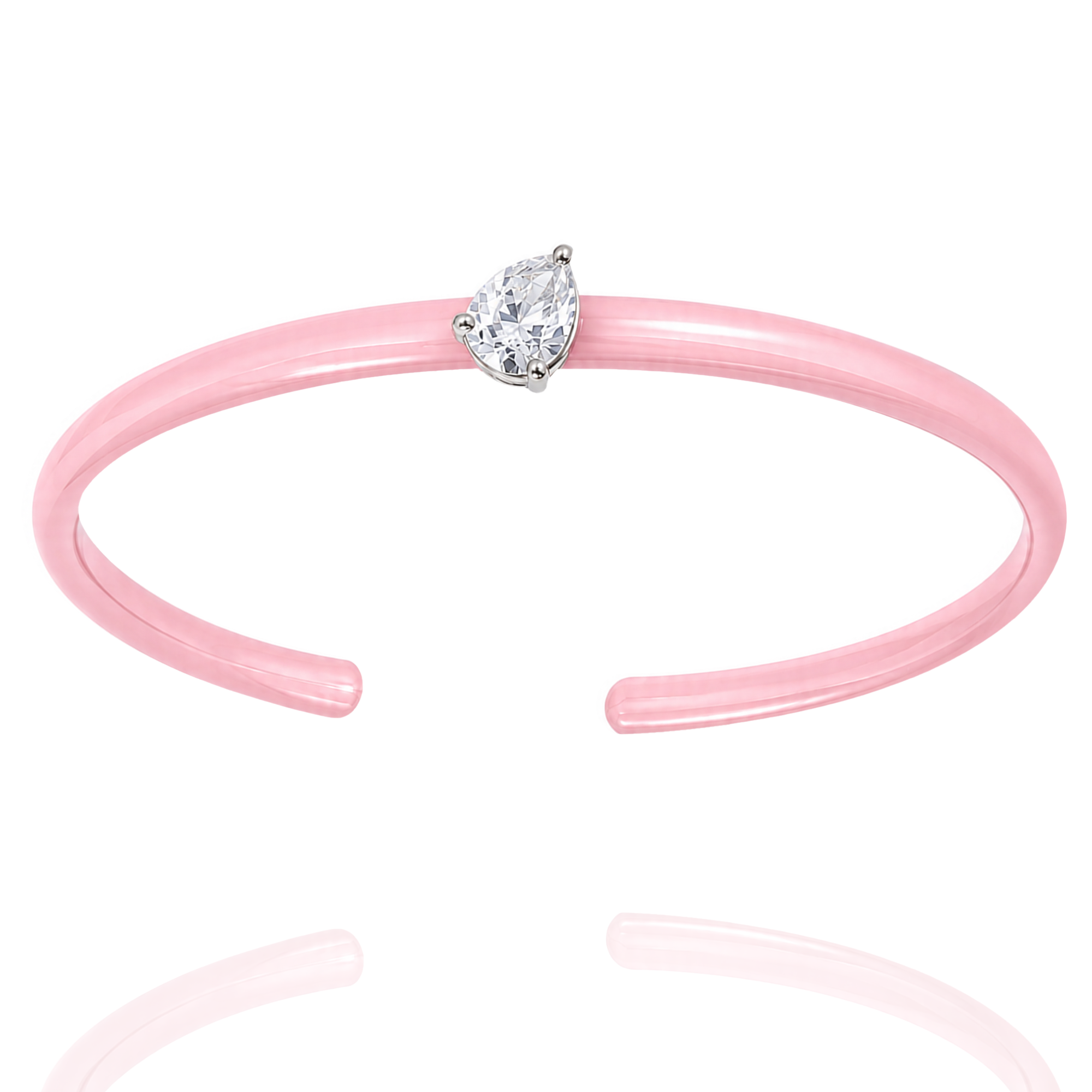 Deep Arc Diamond Bangle