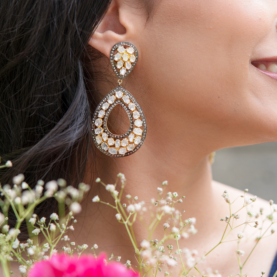 Enigma Polki Earrings