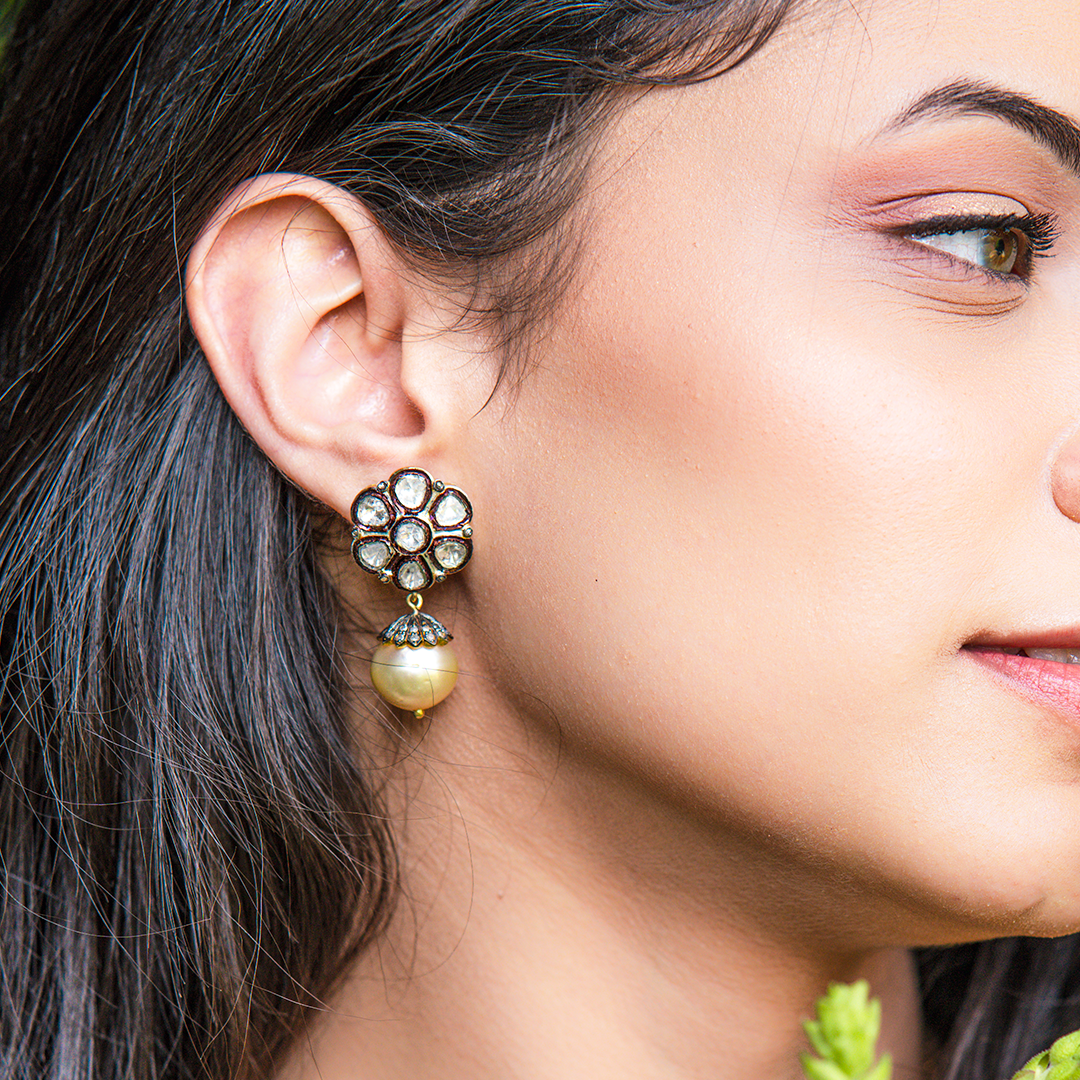 TAS Signature Polki Earrings