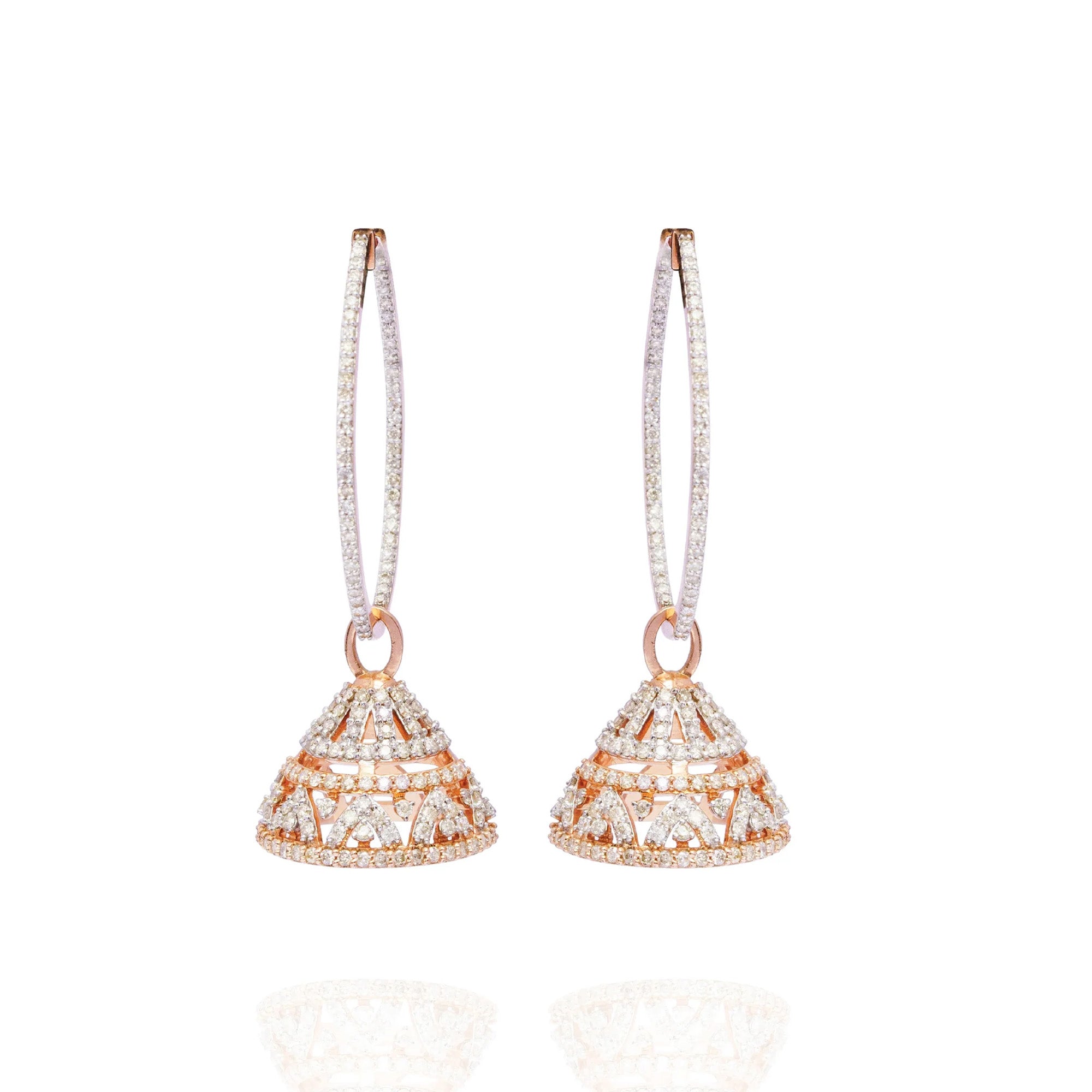 Eden Gleam Diamond Detachable Earrings