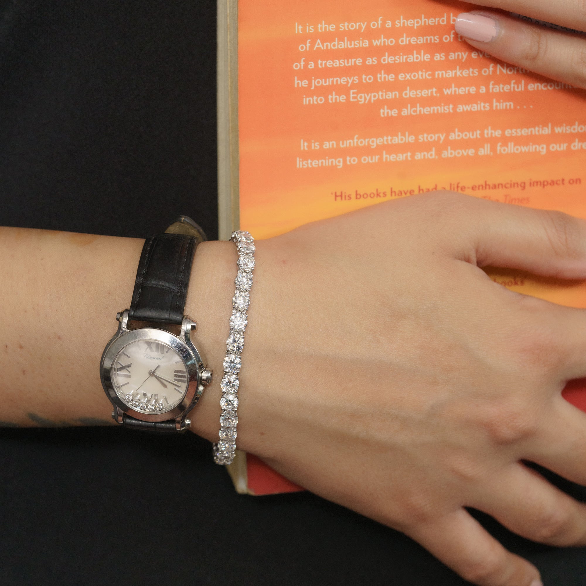Iris 50 cent Round Classic Lab Diamond Tennis Bracelet