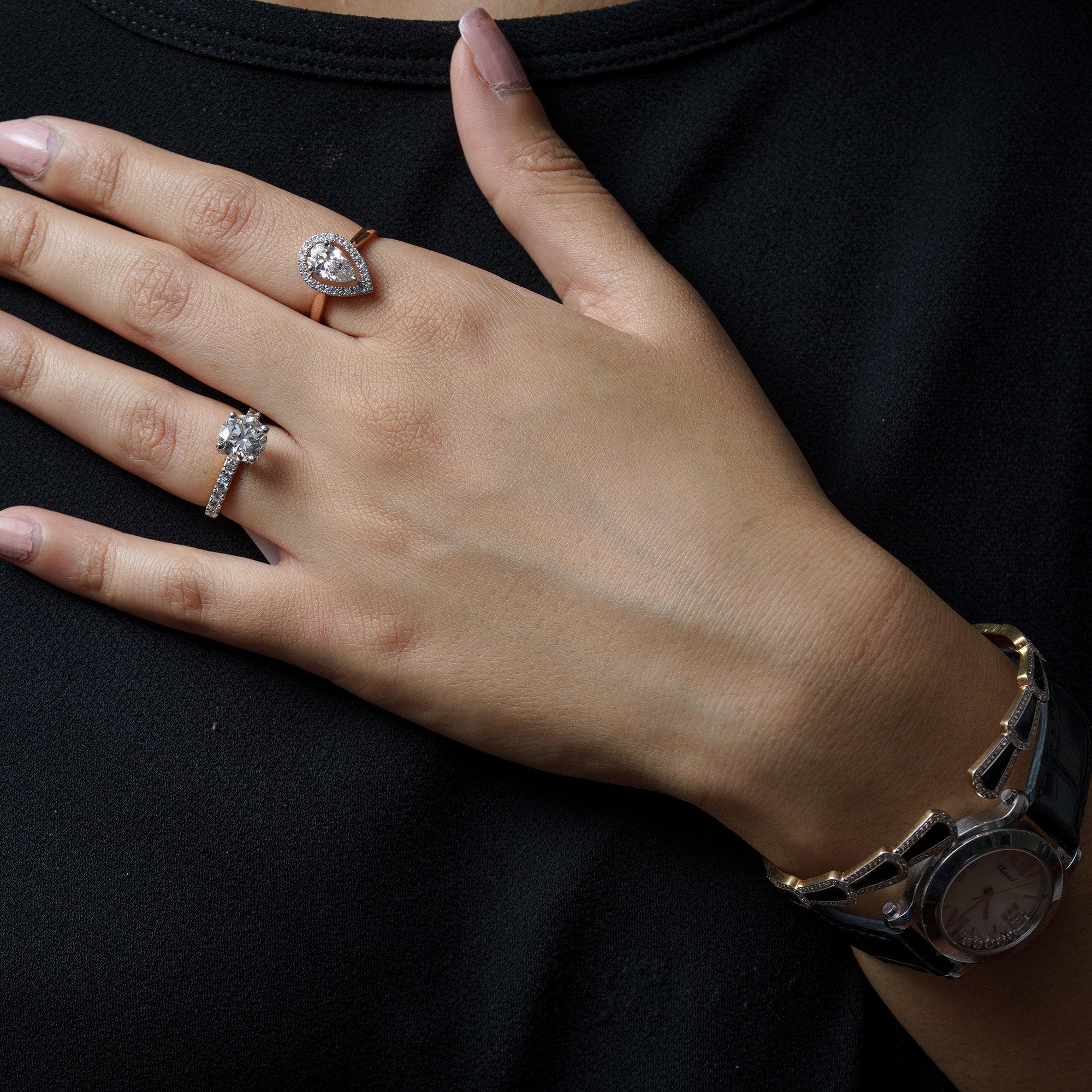 Casie Classic Round Lab Diamond Ring