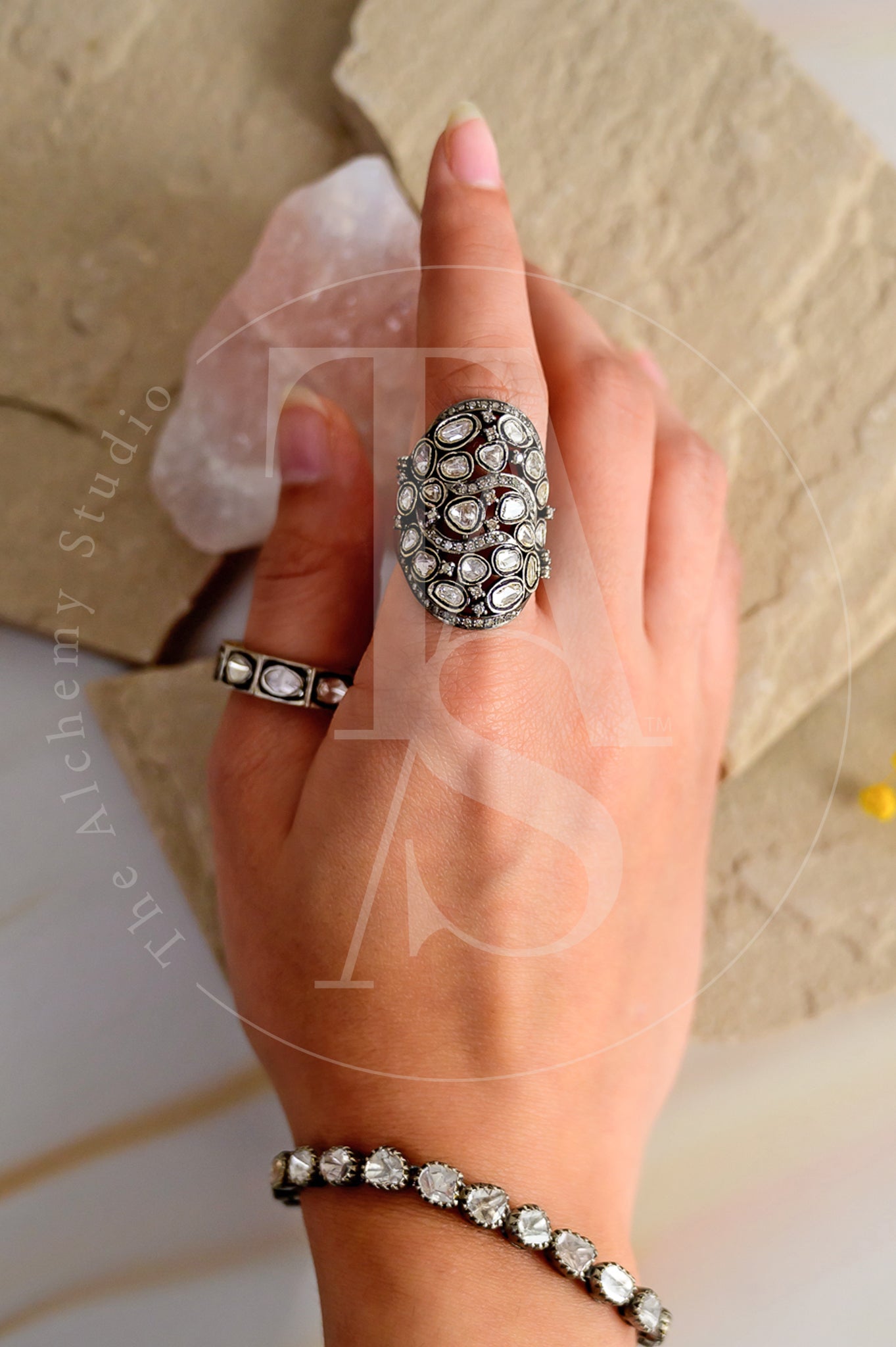 Galaxy Uncut Diamond Ring